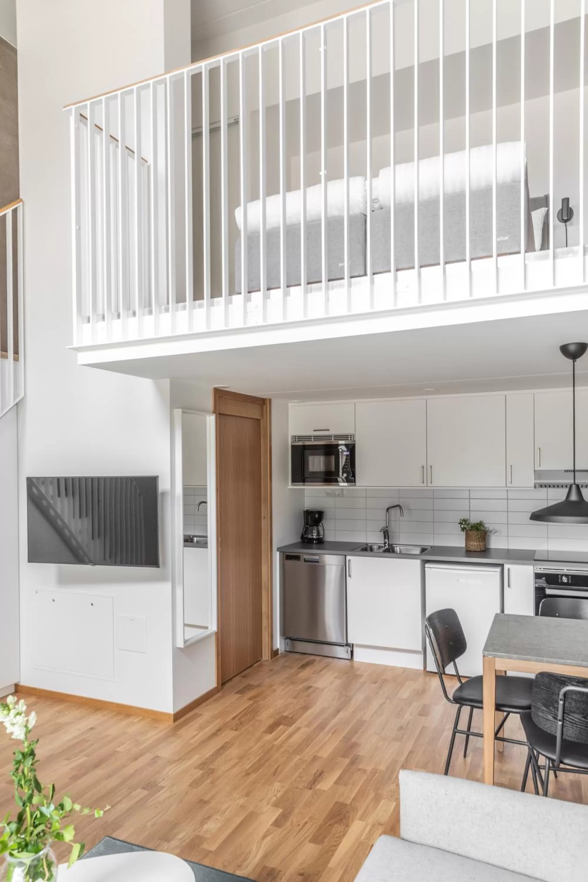 Kitchen or kitchenette in The More Hotel Västra Hamnen