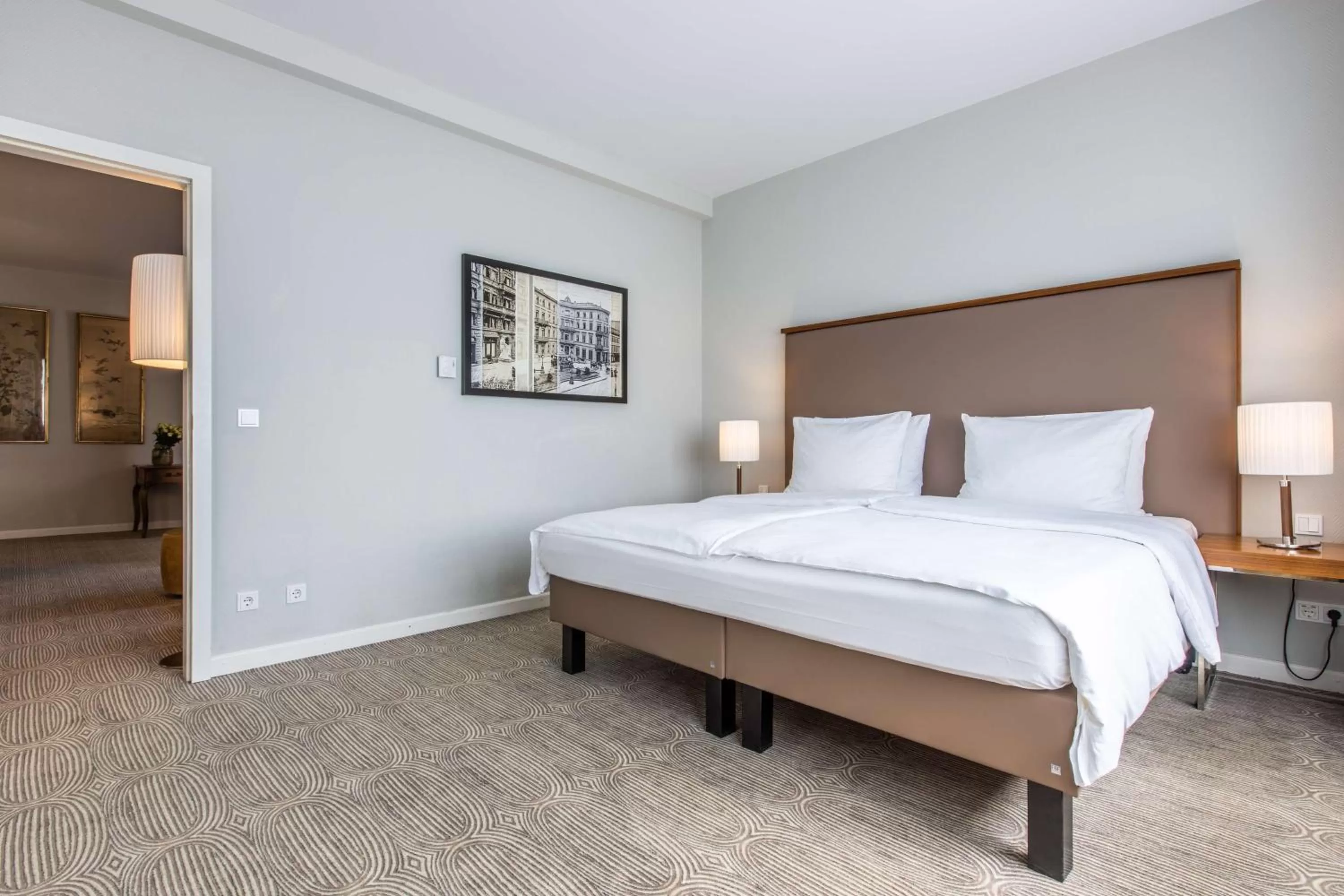 Photo of the whole room, Bed in Radisson Blu Hotel Schwarzer Bock Wiesbaden