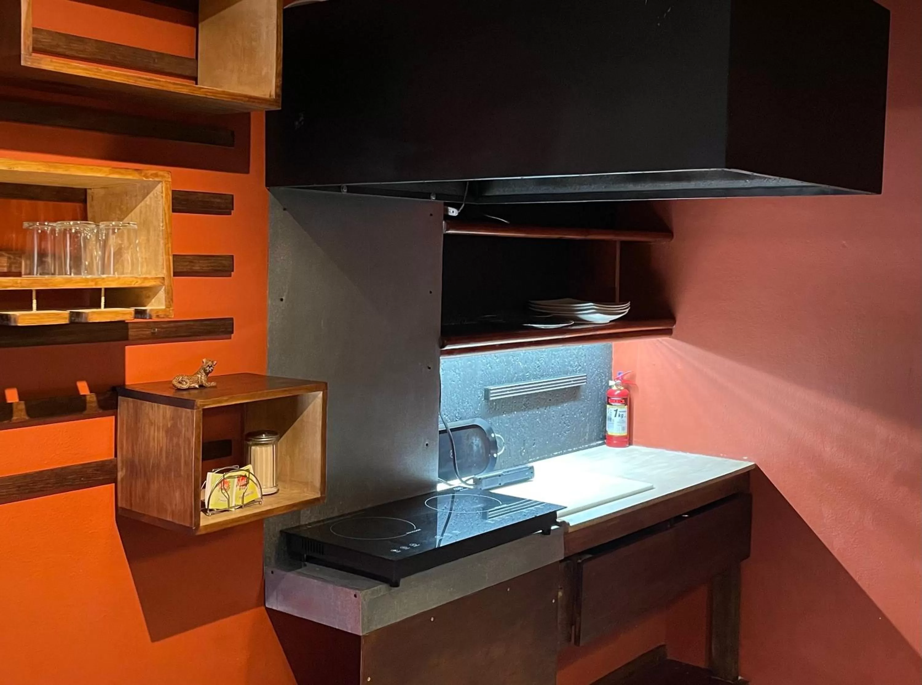 Kitchen or kitchenette in Hotel Casa Azabache