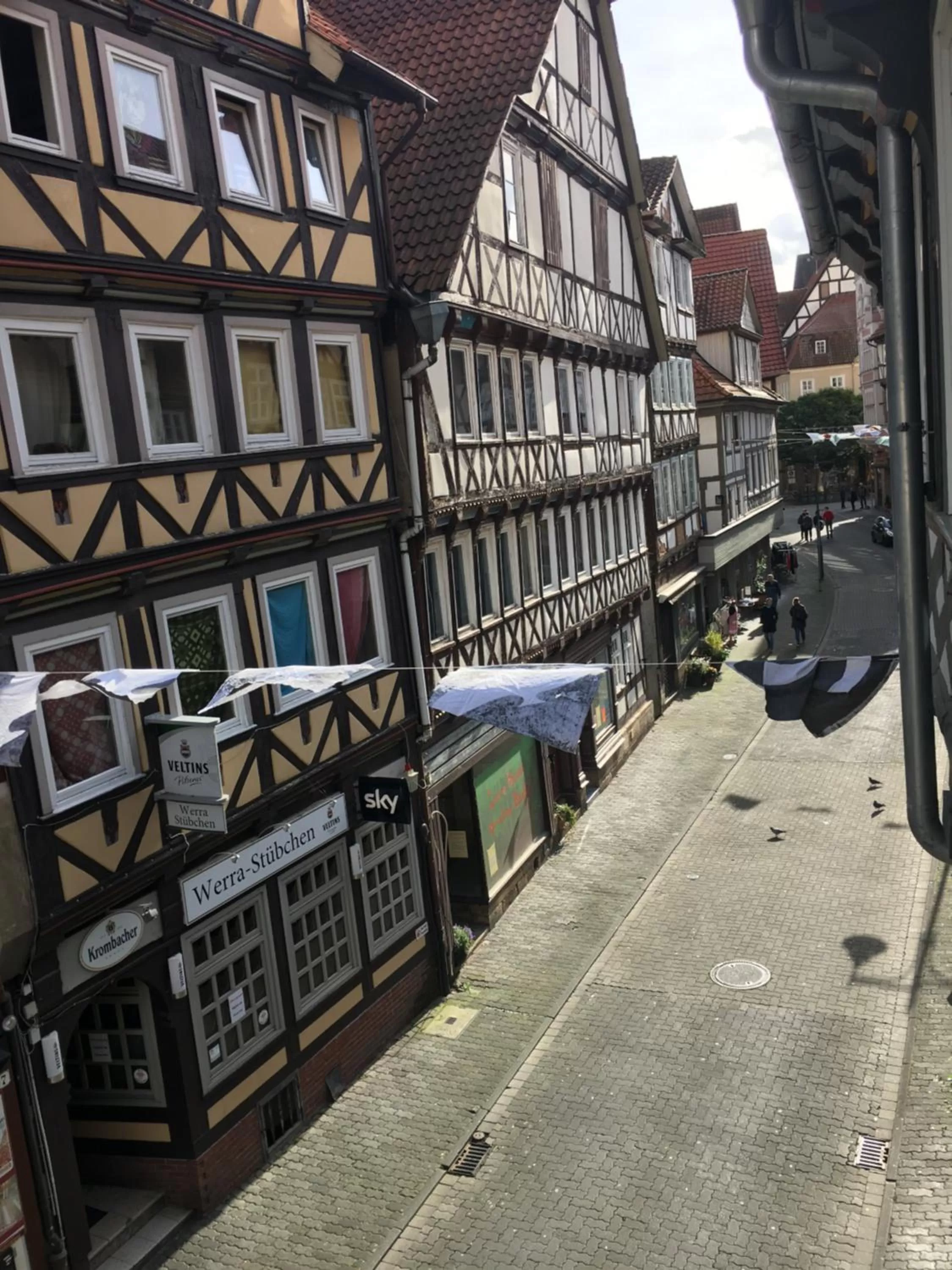 City view in Fachwerk-Hotel Eisenbart