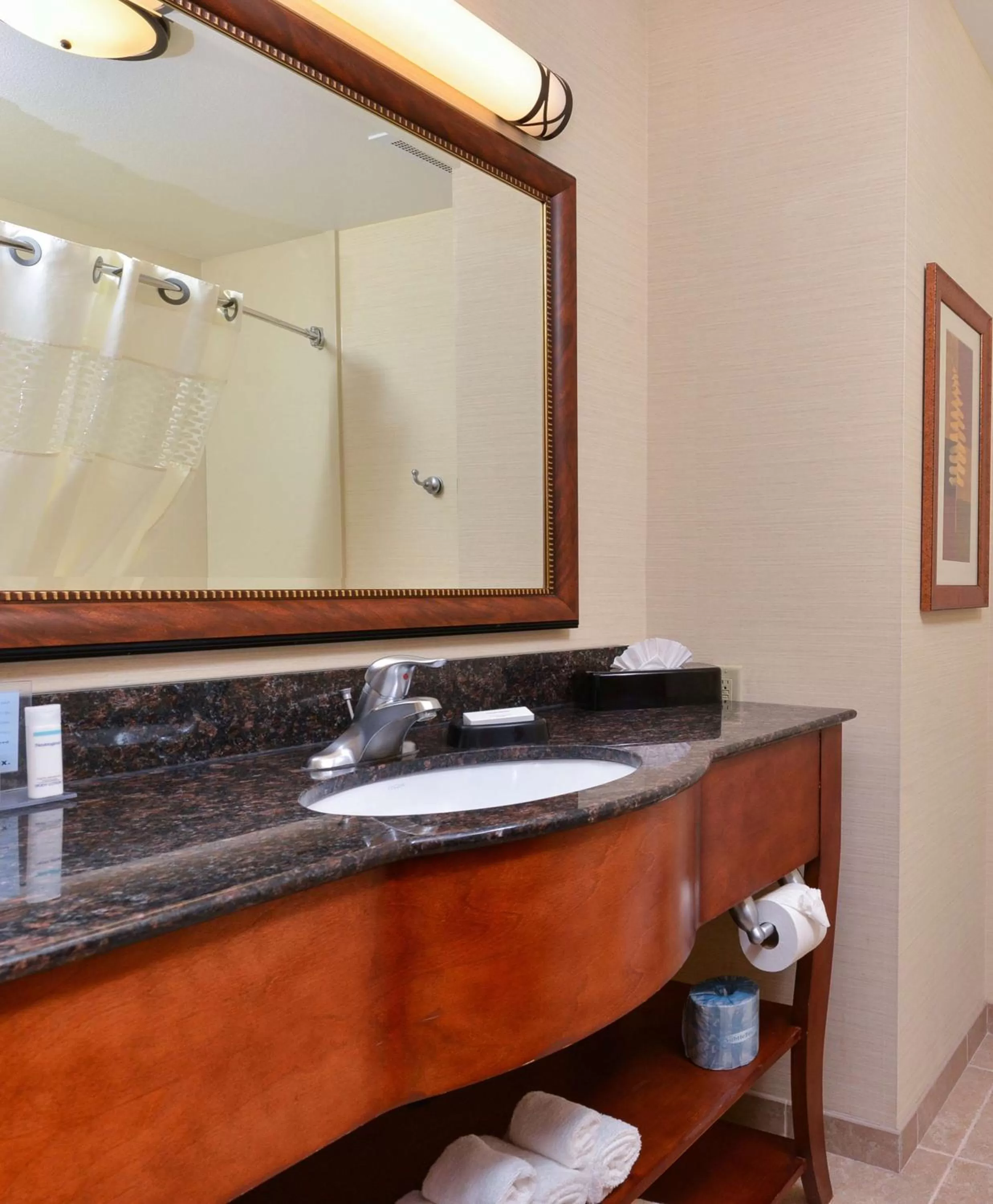 Bed in Hampton Inn Rock Springs