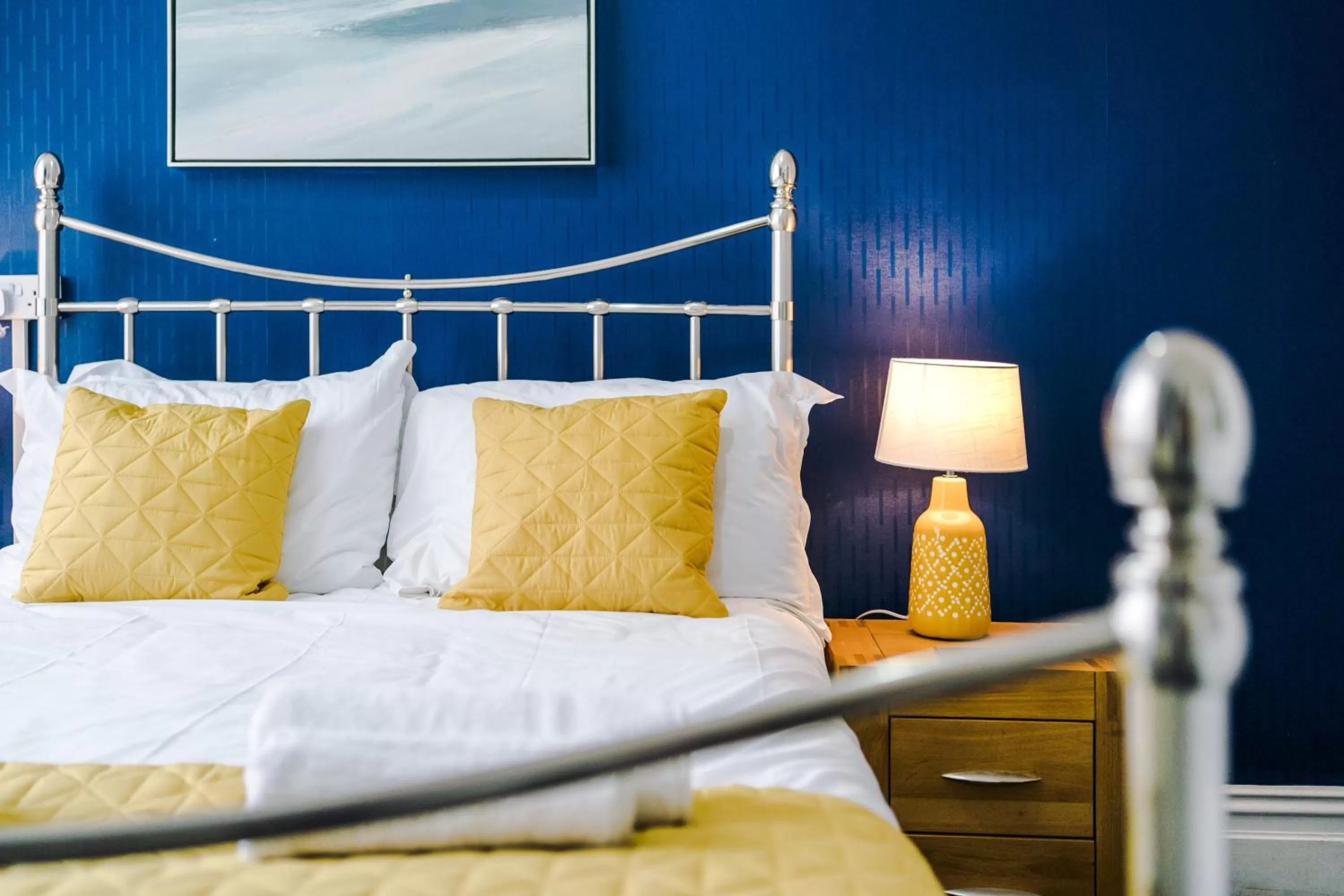 Bed in Pebbles Guest House