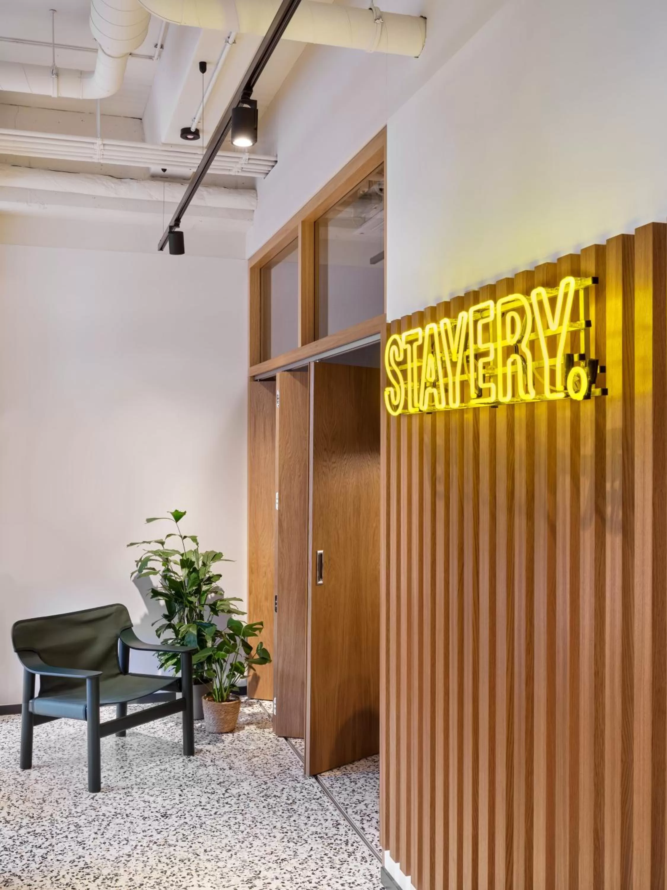 Living room in STAYERY Wolfsburg City