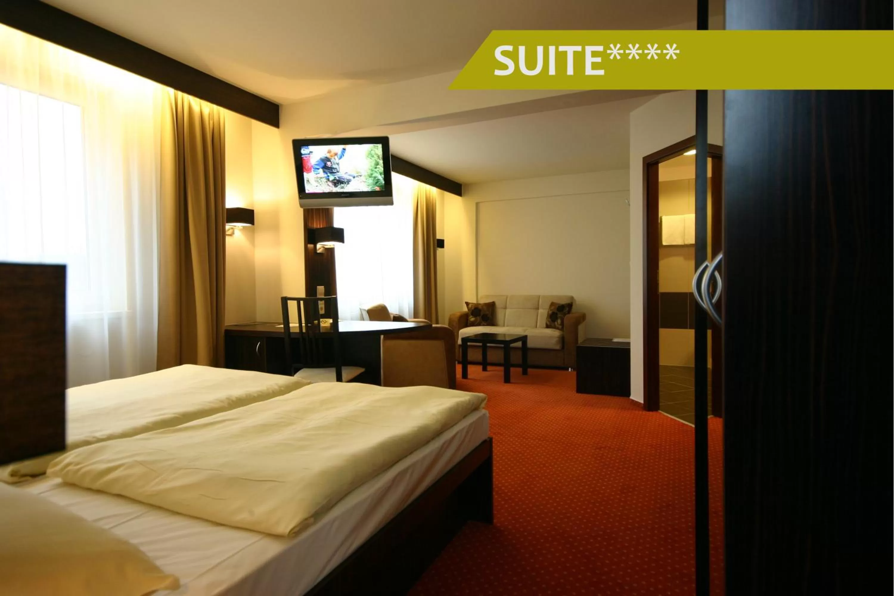 Bed in Hotel Ludmila