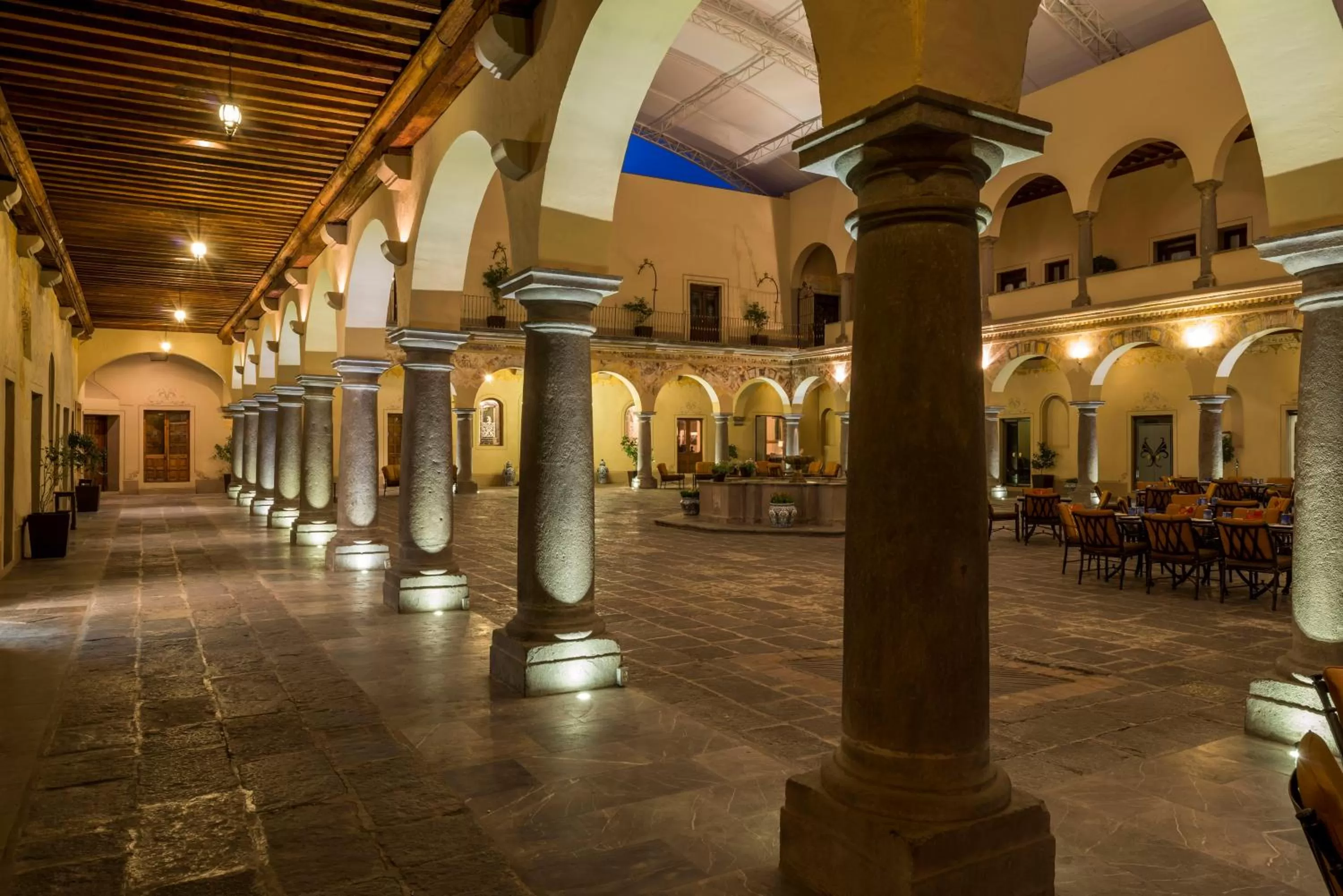 Decorative detail in Quinta Real Puebla