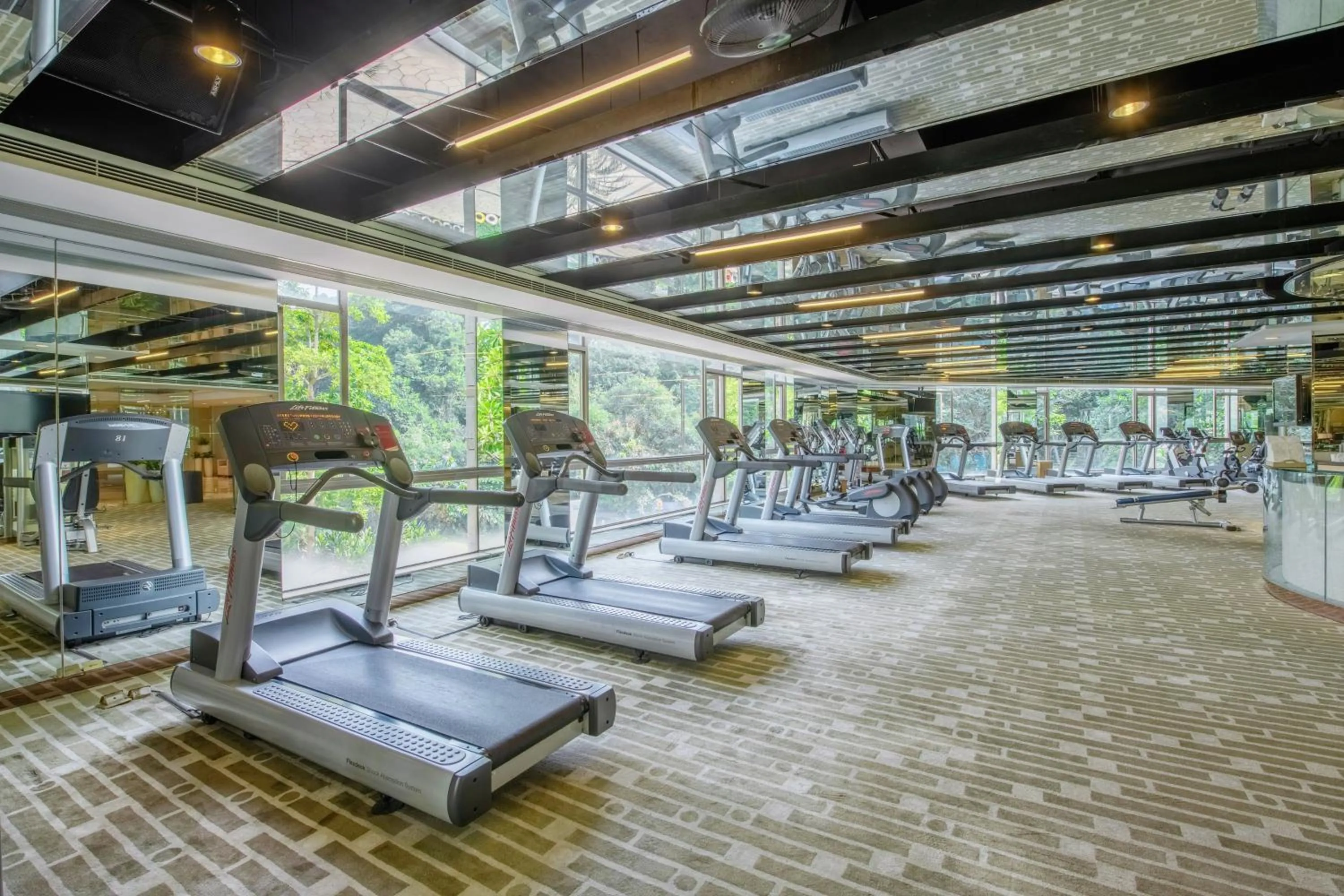 Fitness centre/facilities in Mission Hills Hotel Resorts Dongguan