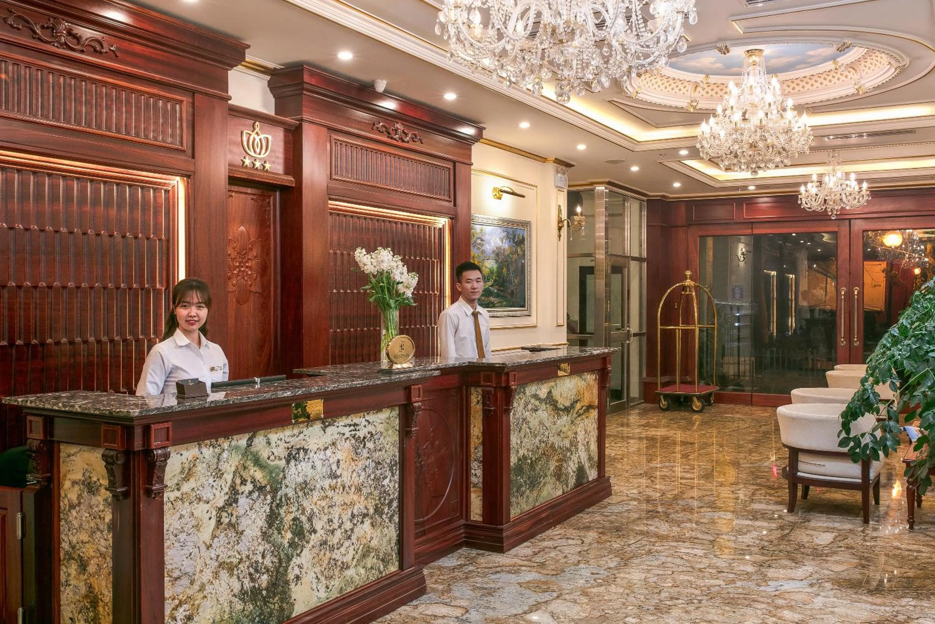 Lobby or reception in Royal St Hanoi Hotel