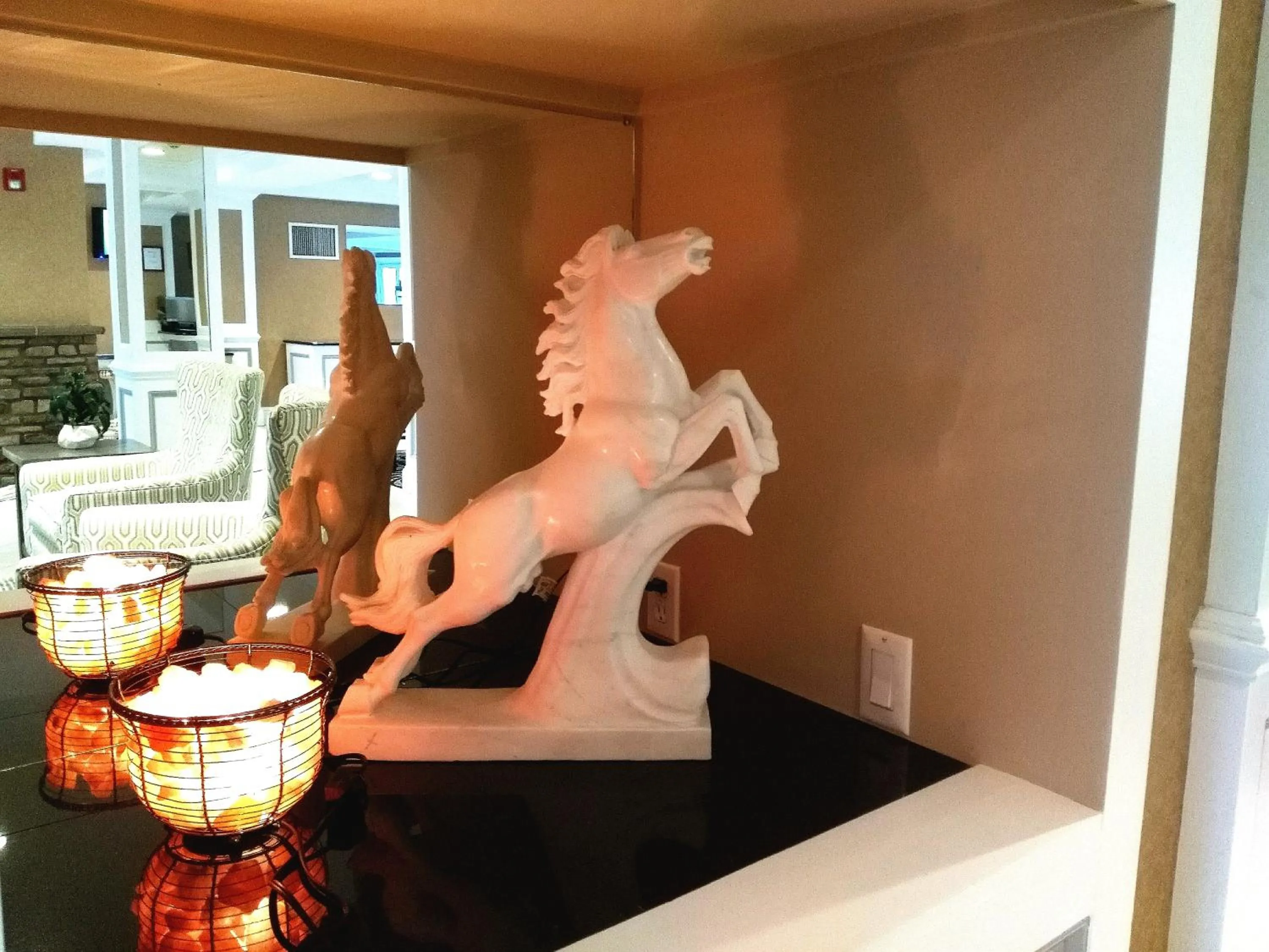 Seating area in The Wilshire Grand Hotel