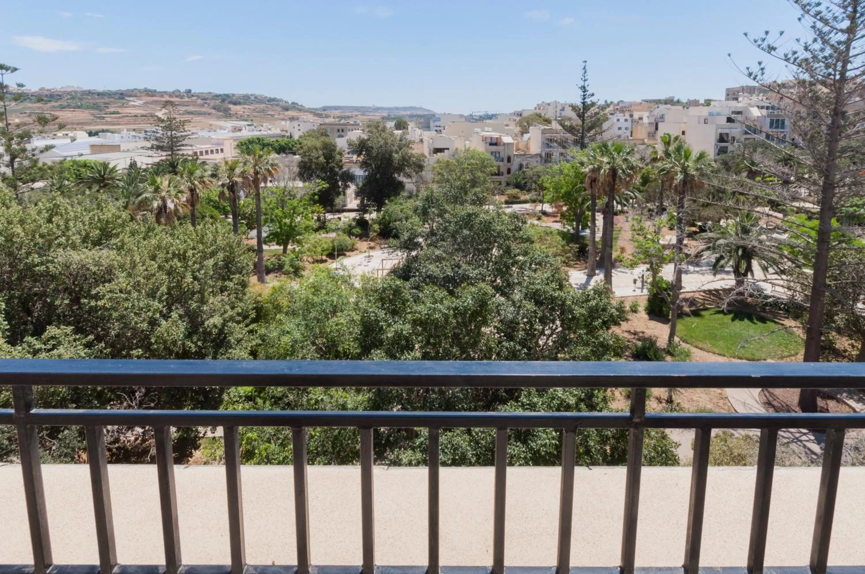 Garden view in The Duke Boutique Hotel