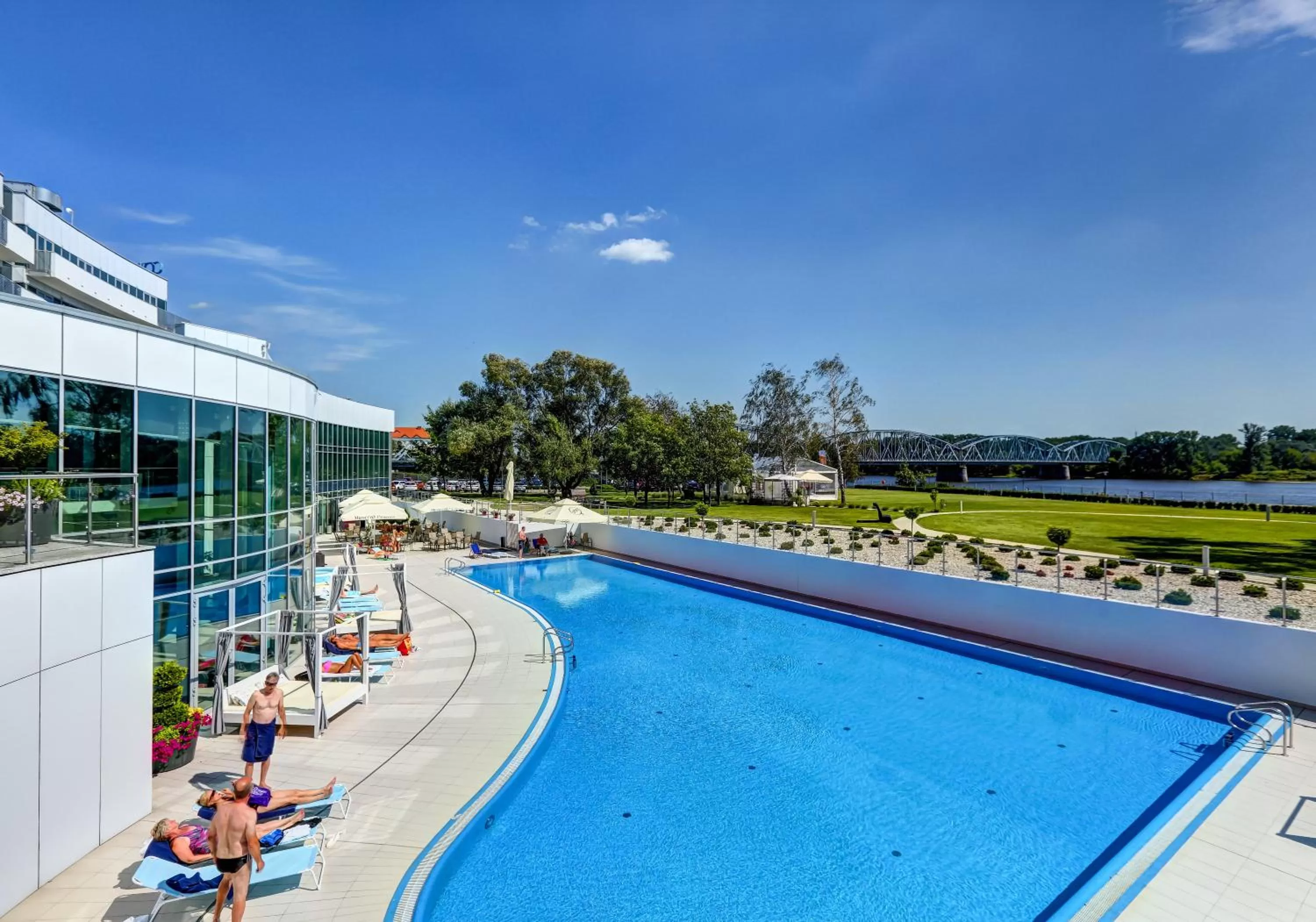 Swimming pool in Copernicus Toruń Hotel