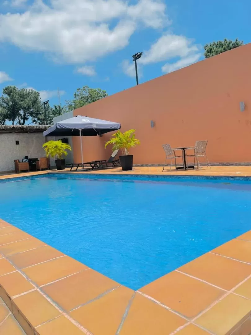 Swimming pool in class hotel