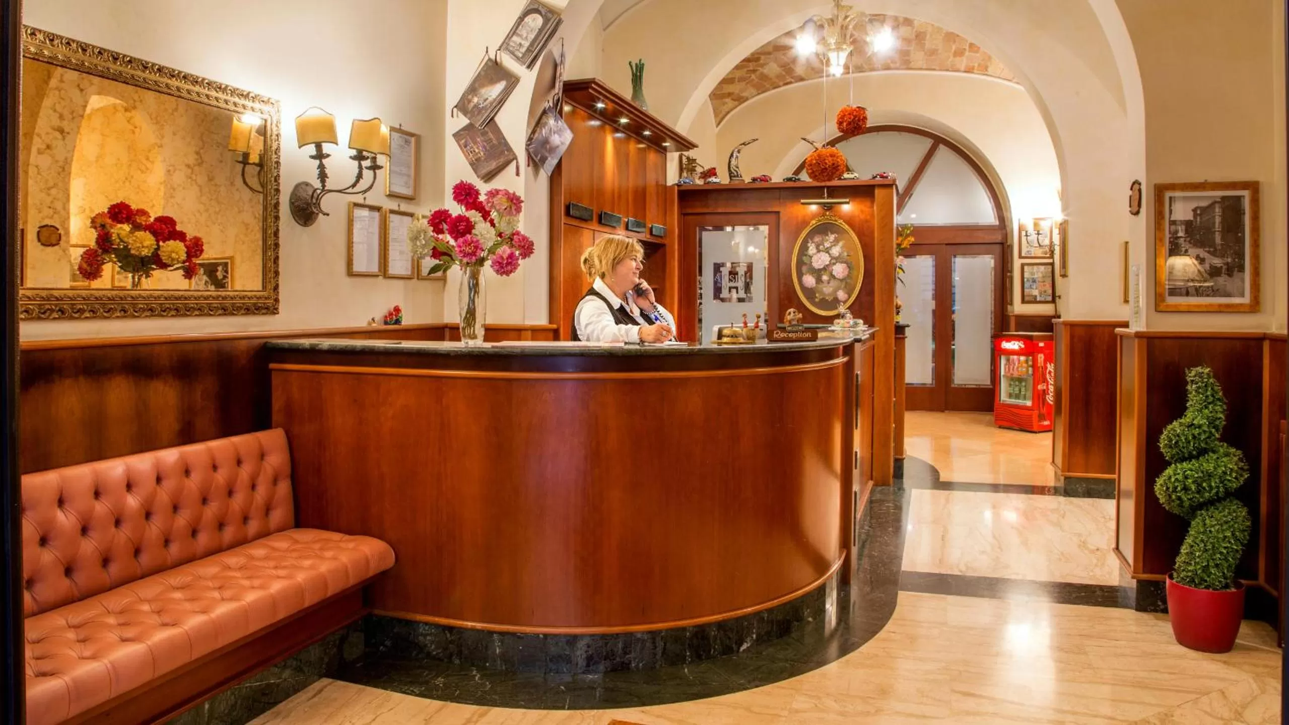Lobby or reception in Hotel Assisi