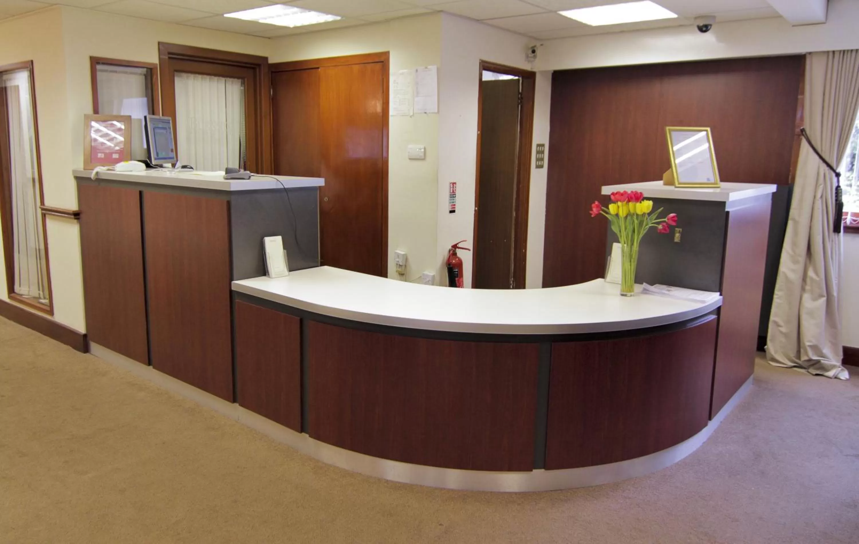 Lobby or reception in The Burnside Hotel