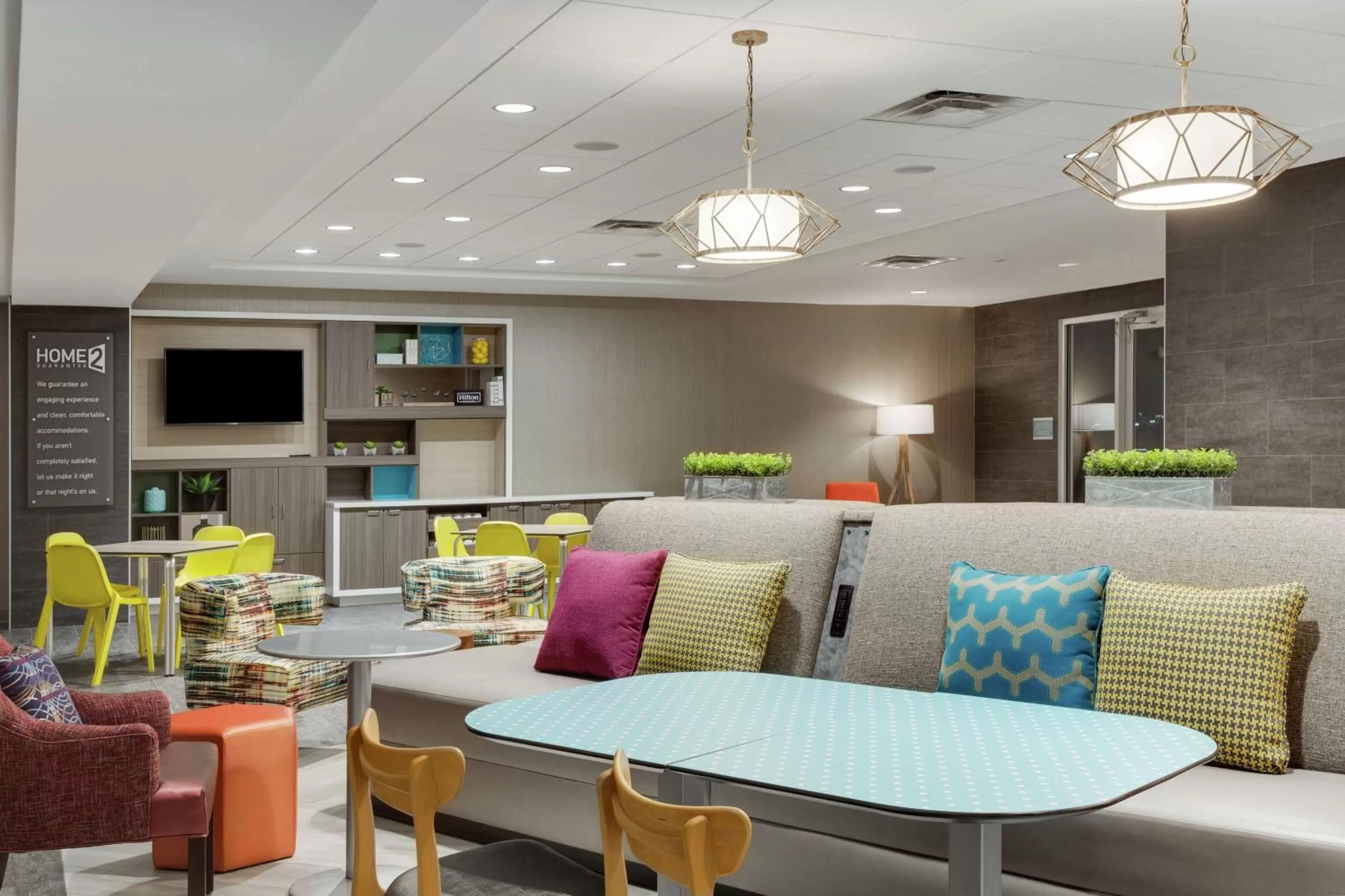 Lobby or reception in Home2 Suites By Hilton Clermont