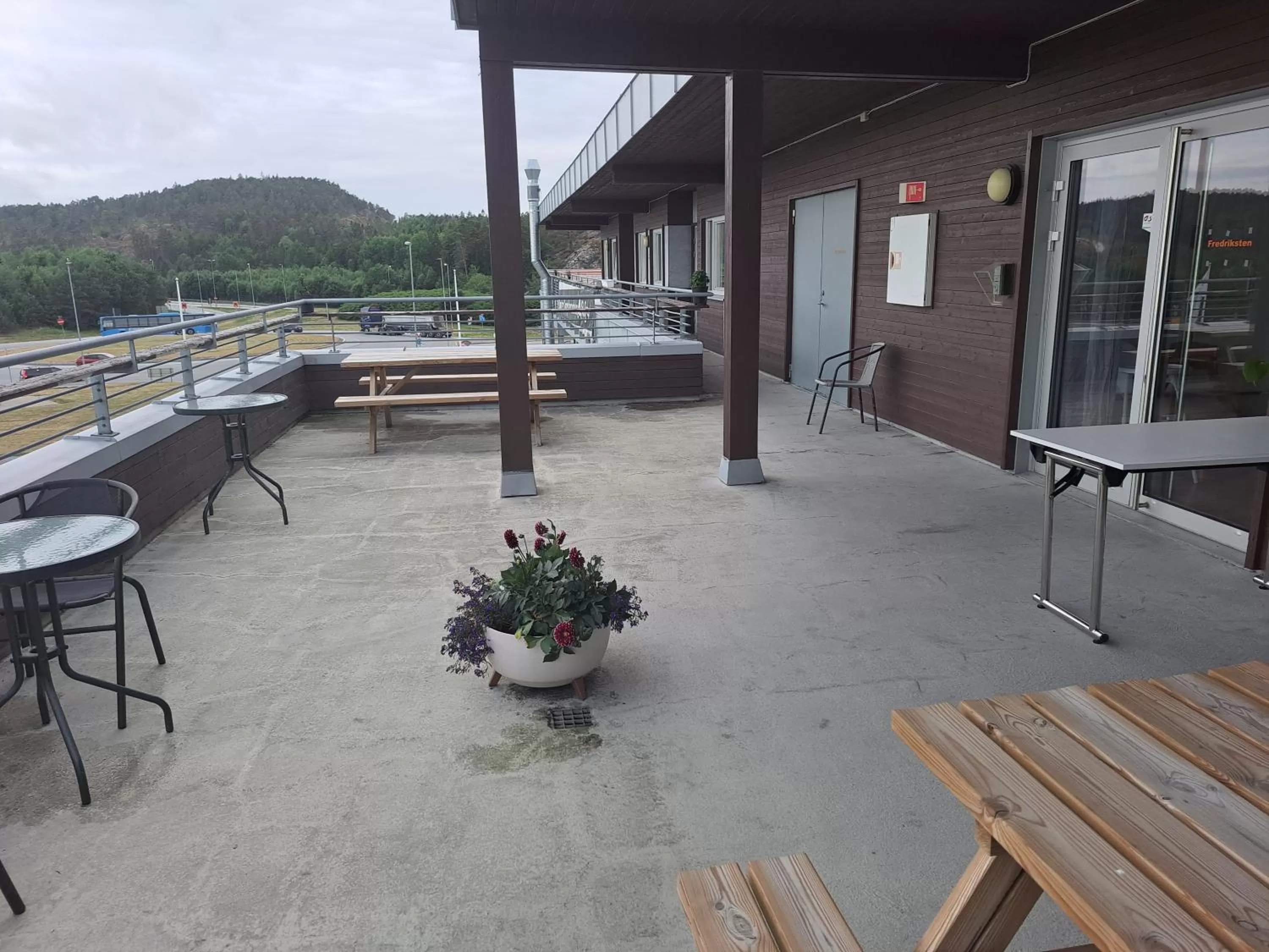 Balcony/Terrace in Motell Svinesundparken