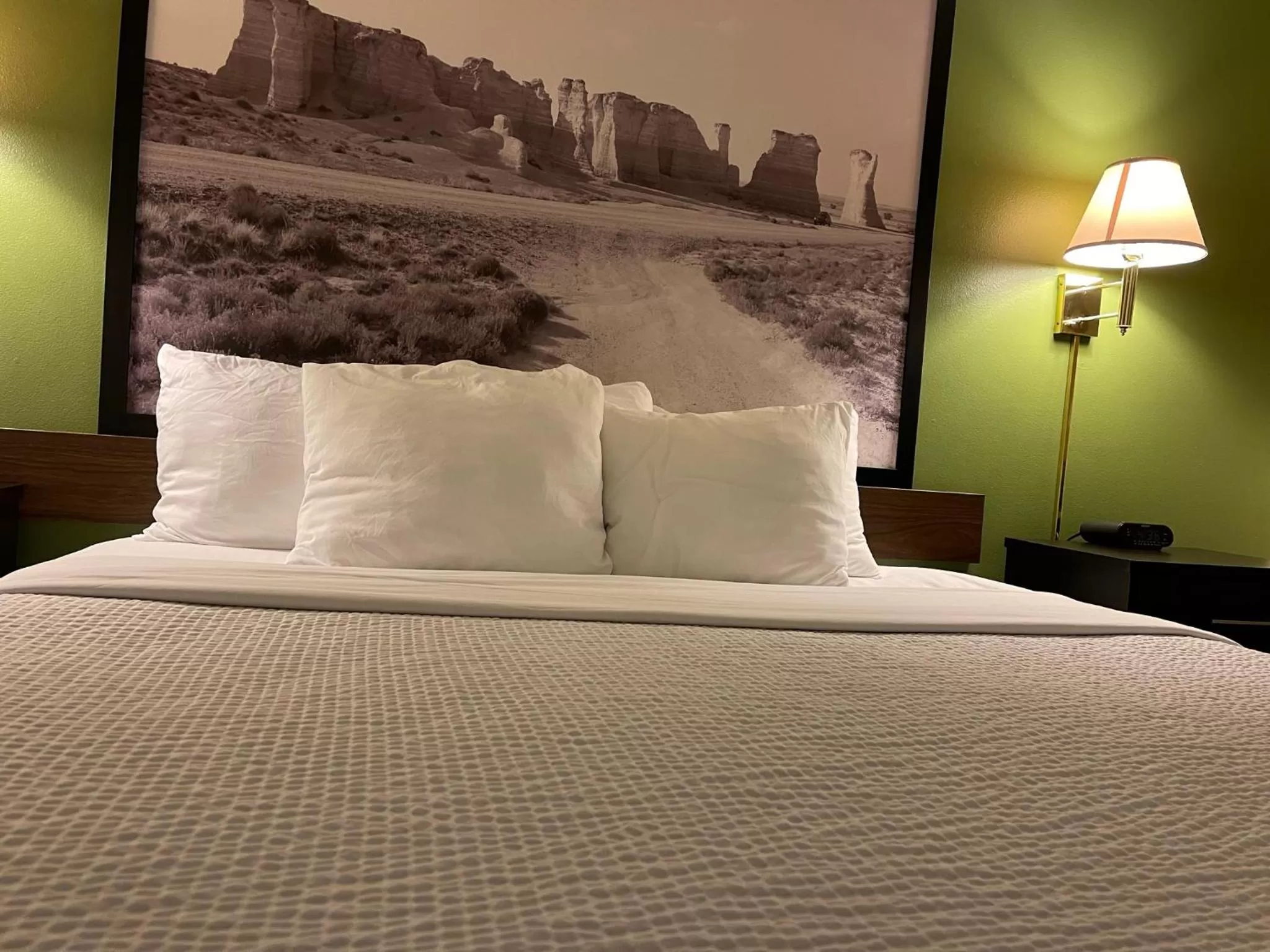 Bed in Super 8 by Wyndham Colby