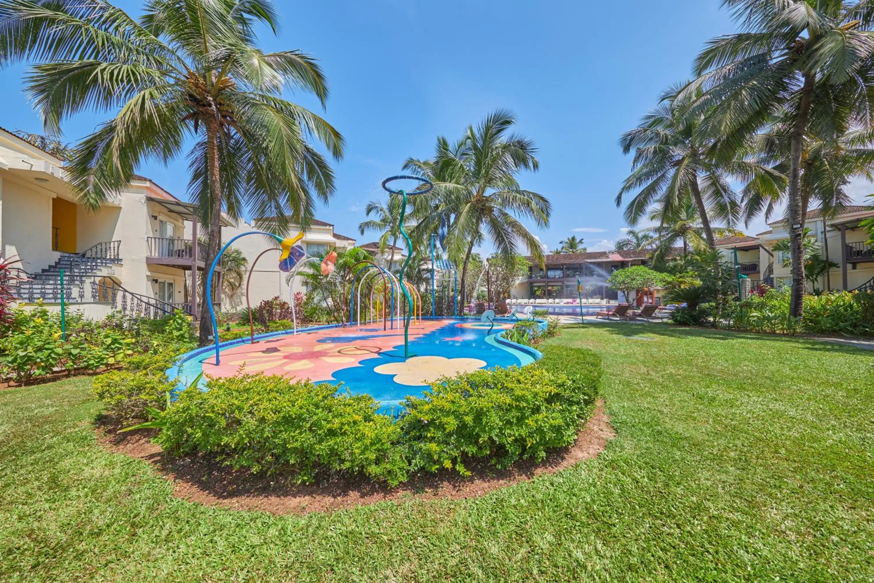 Aqua park in Royal Orchid Beach Resort & Spa, Utorda Beach Goa