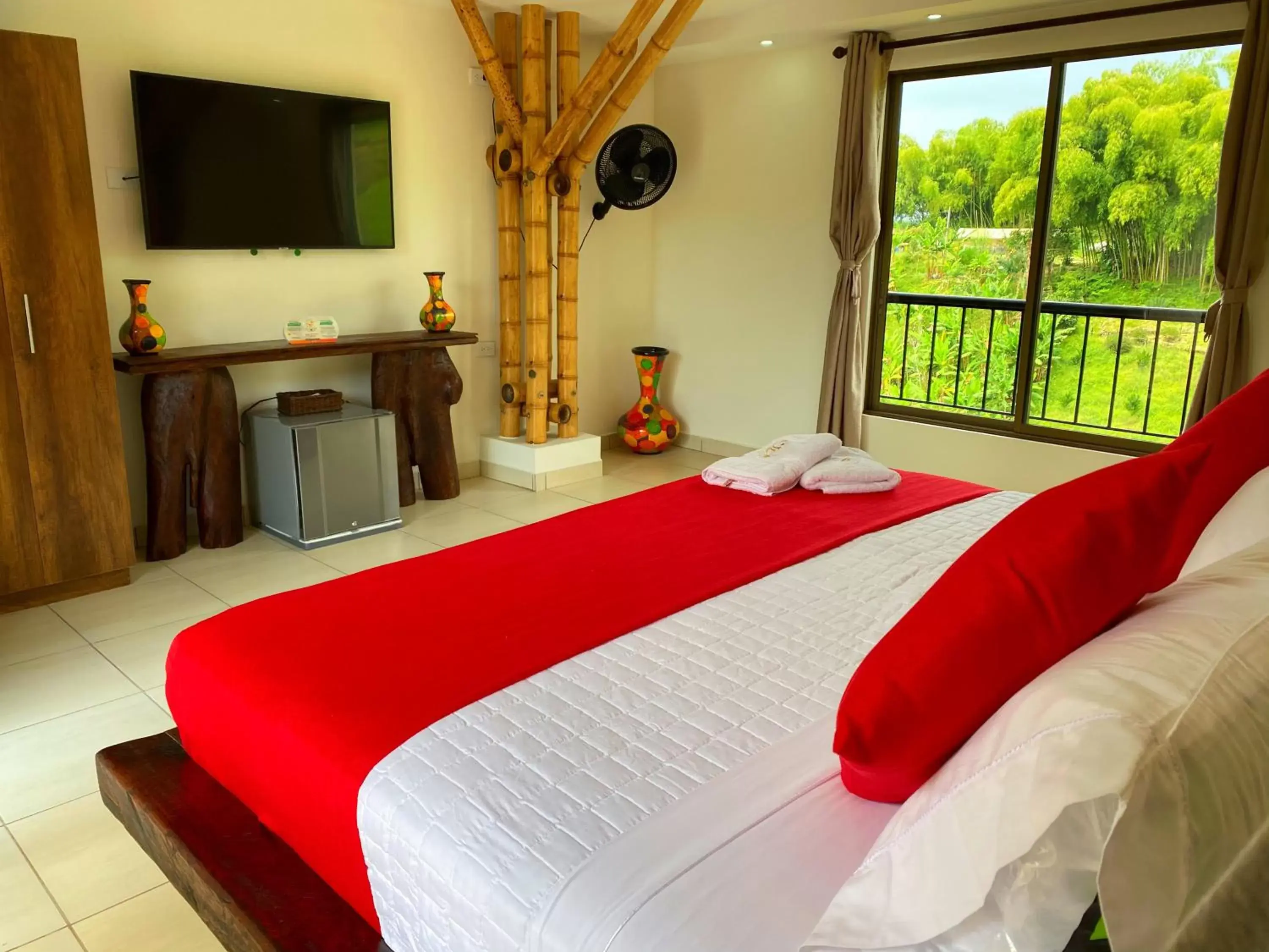 King Room in La Victoria Hotel Campestre King Room in La Victoria Hotel Campestre