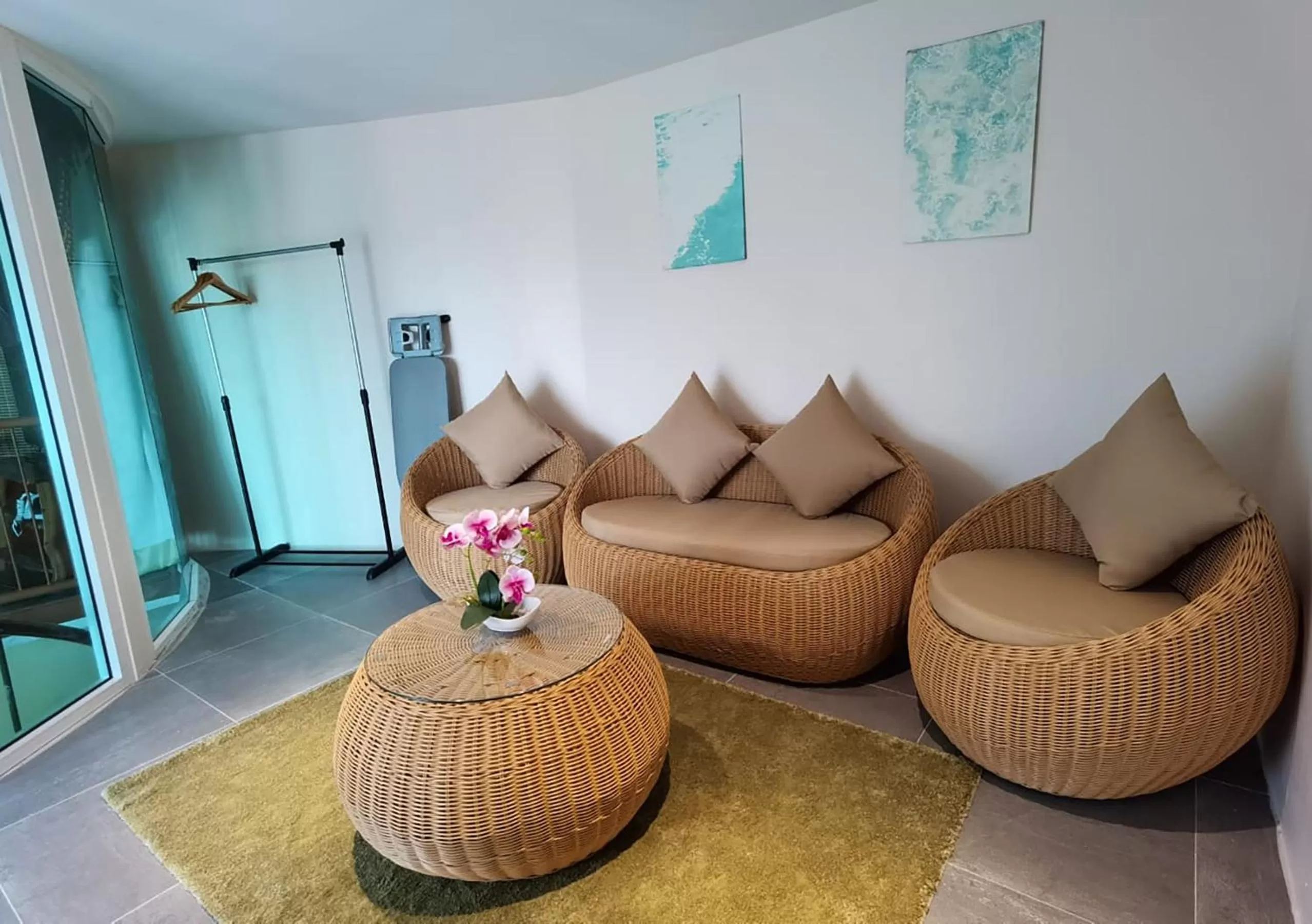 Seating area in MyRus Resort Langkawi