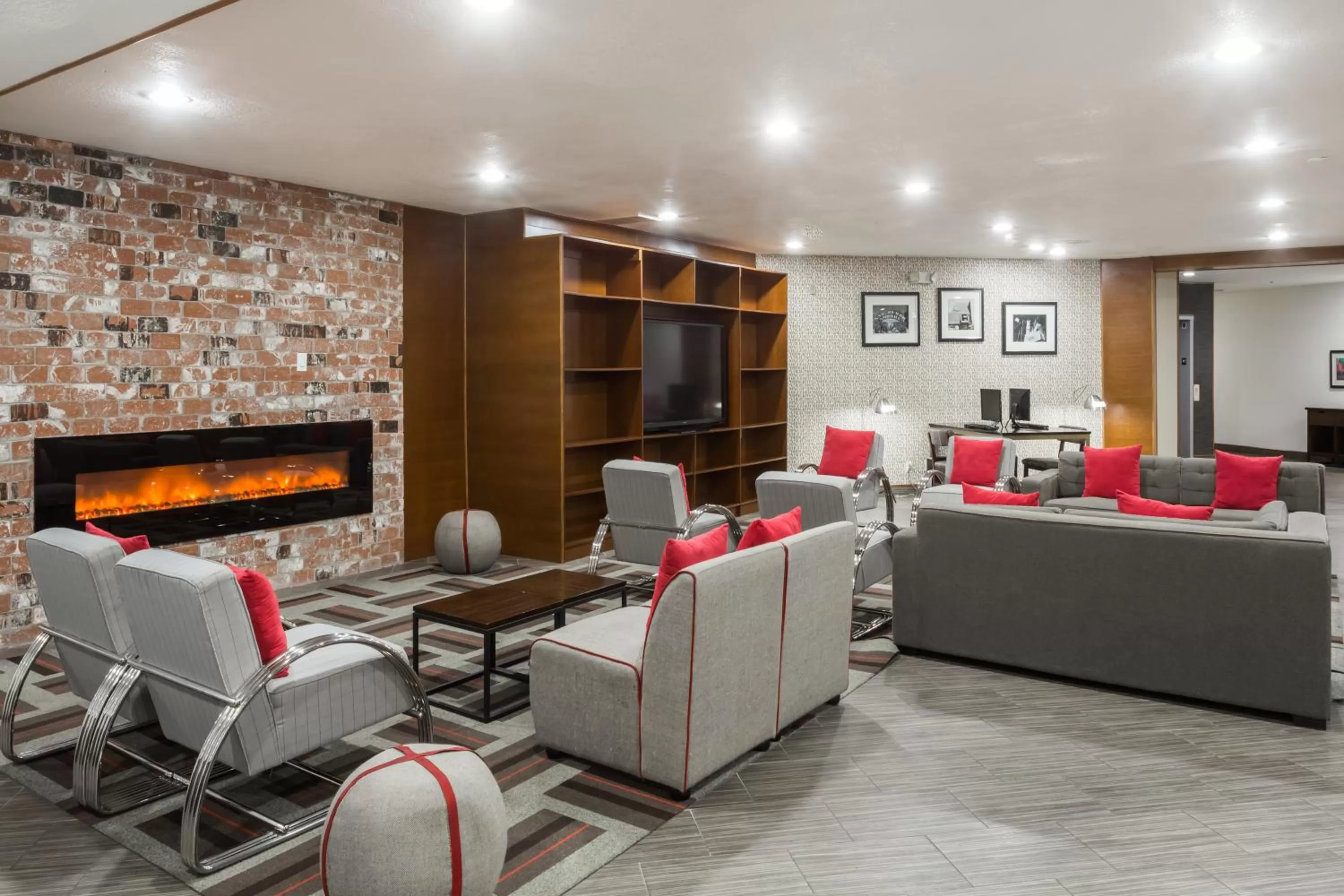 Lobby or reception in La Hacienda San Jose Silicon Valley