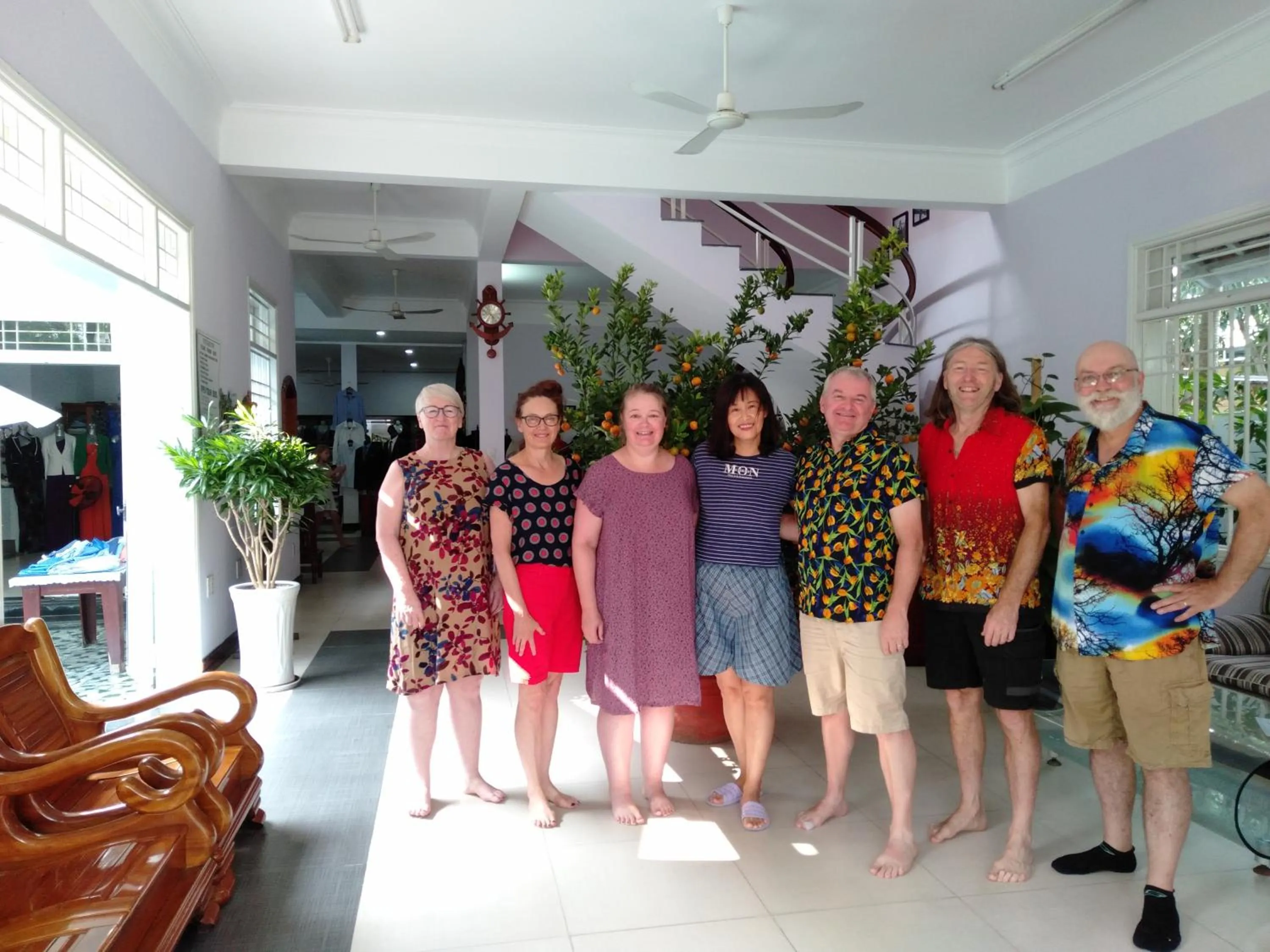 group of guests in The Moon Villa Hoi An