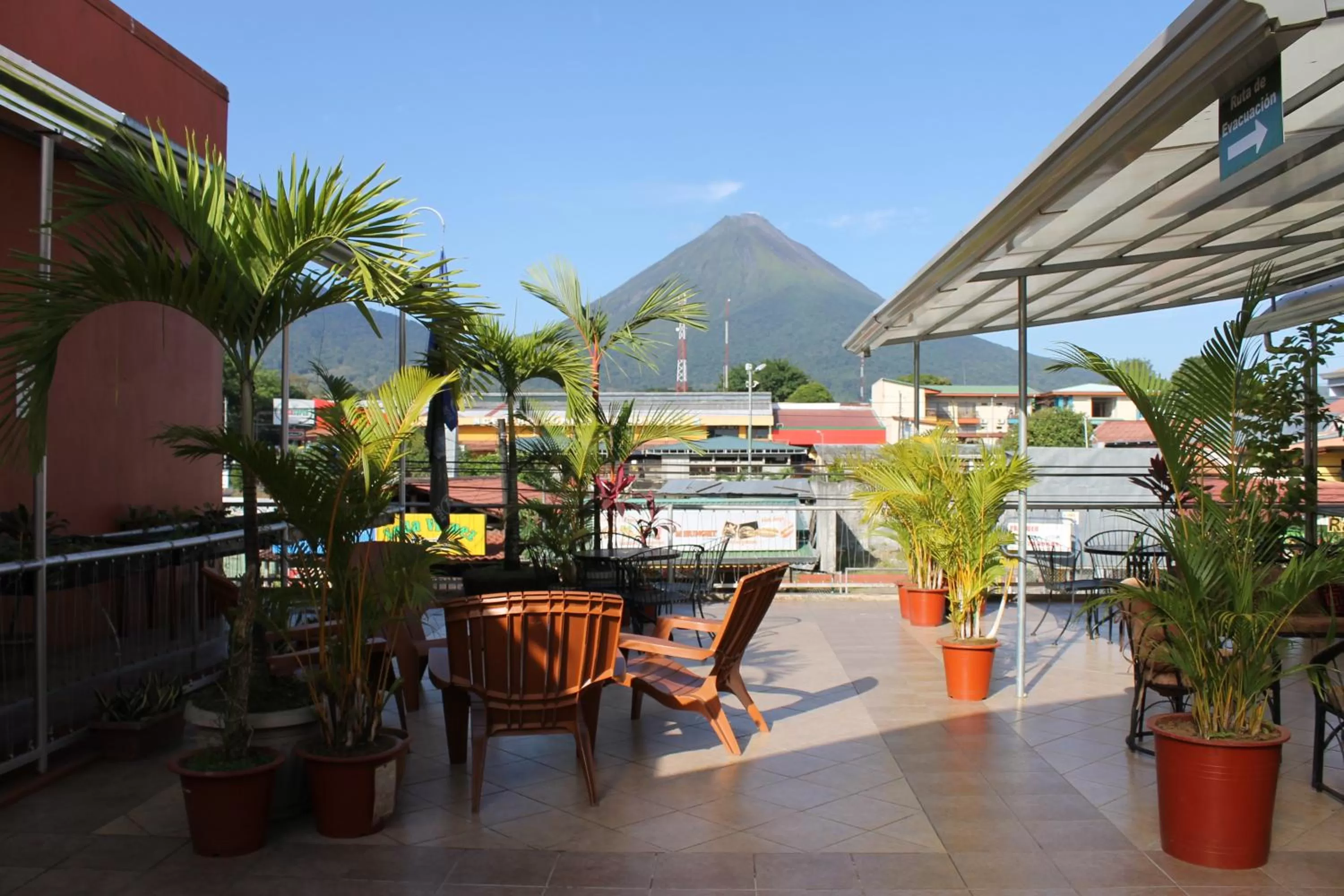 Patio in Hotel Las Colinas