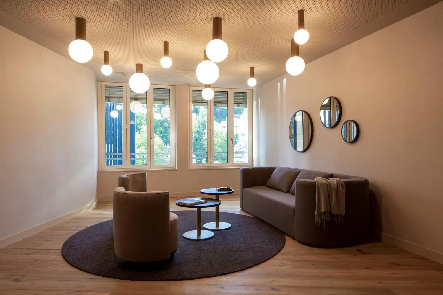 Seating area in Hotel Walhalla