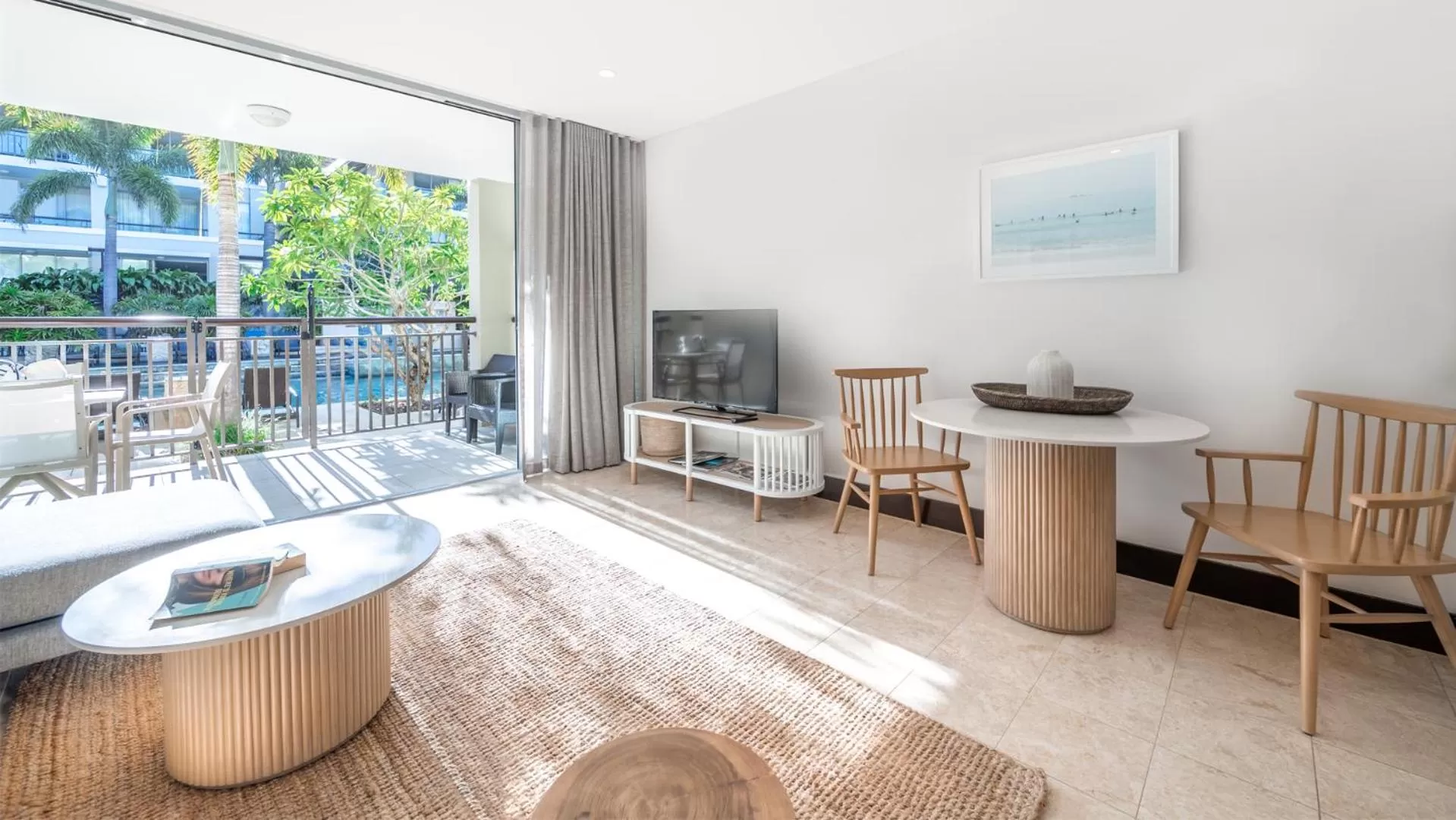 TV and multimedia in Oaks Casuarina Santai Resort