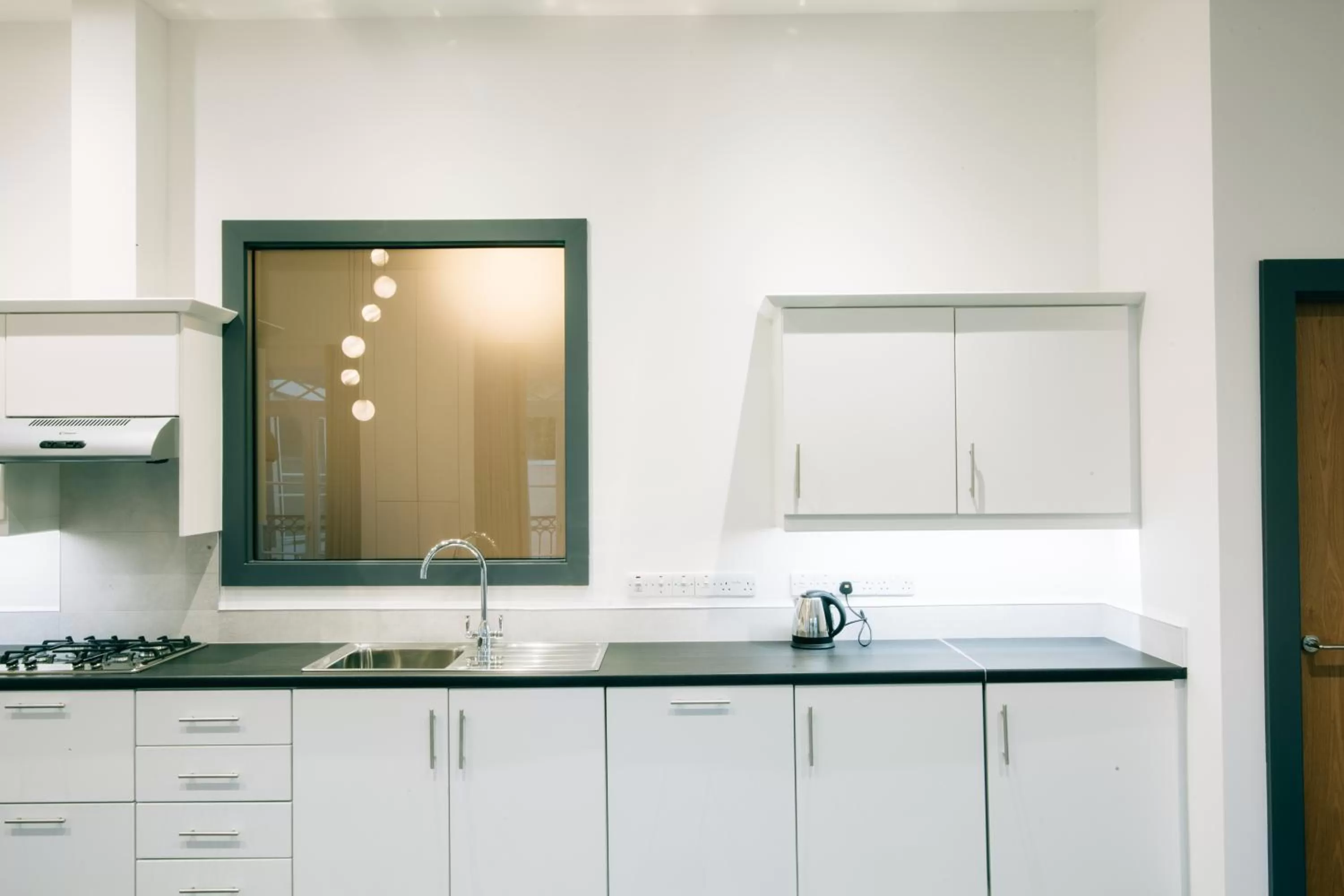 Communal kitchen in Haslem Hotel