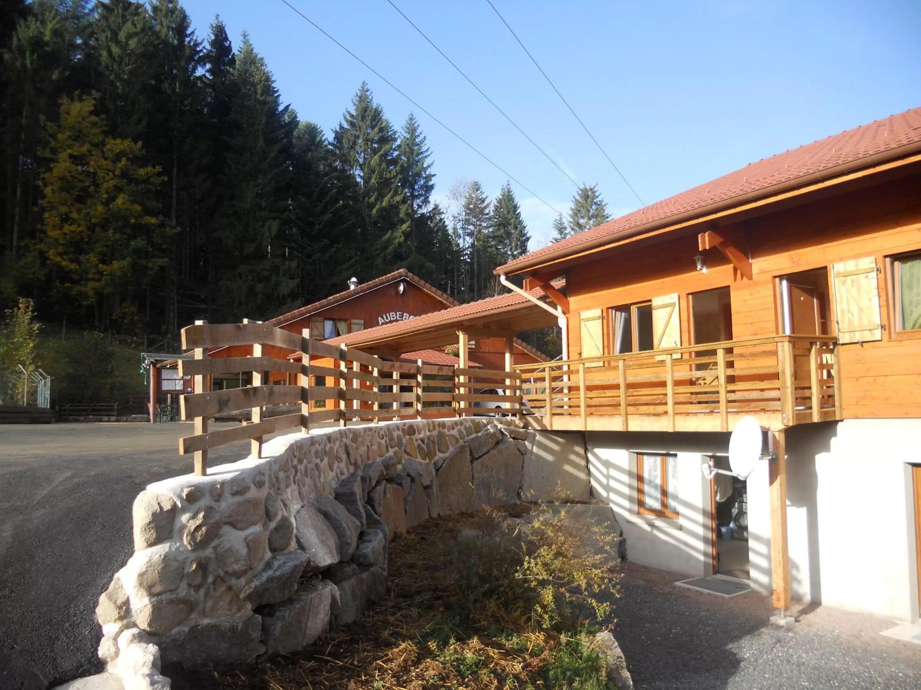 Area and facilities in Auberge du Saut des Cuves