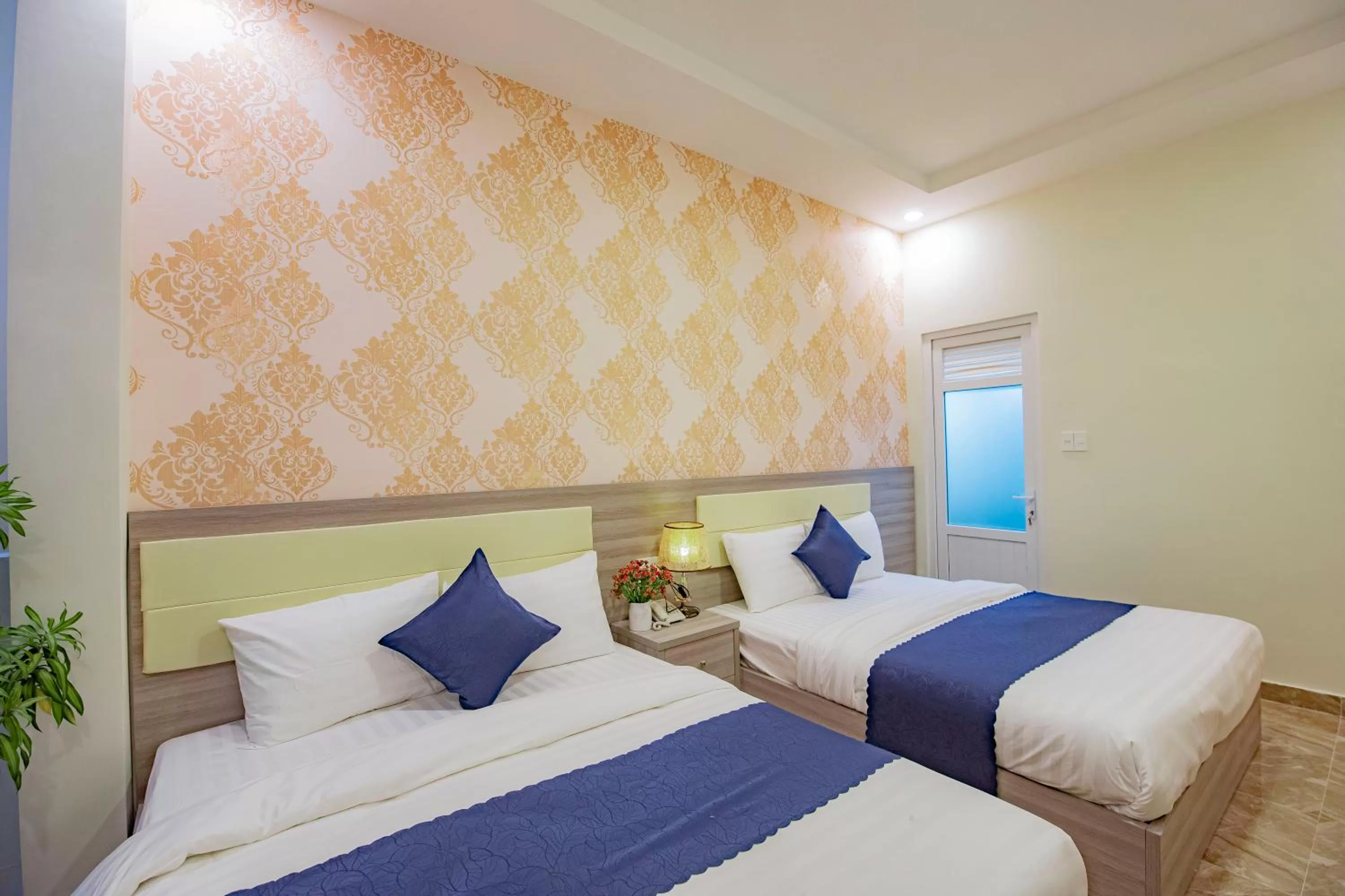 Bed in Khanh Uyen 1 Hotel