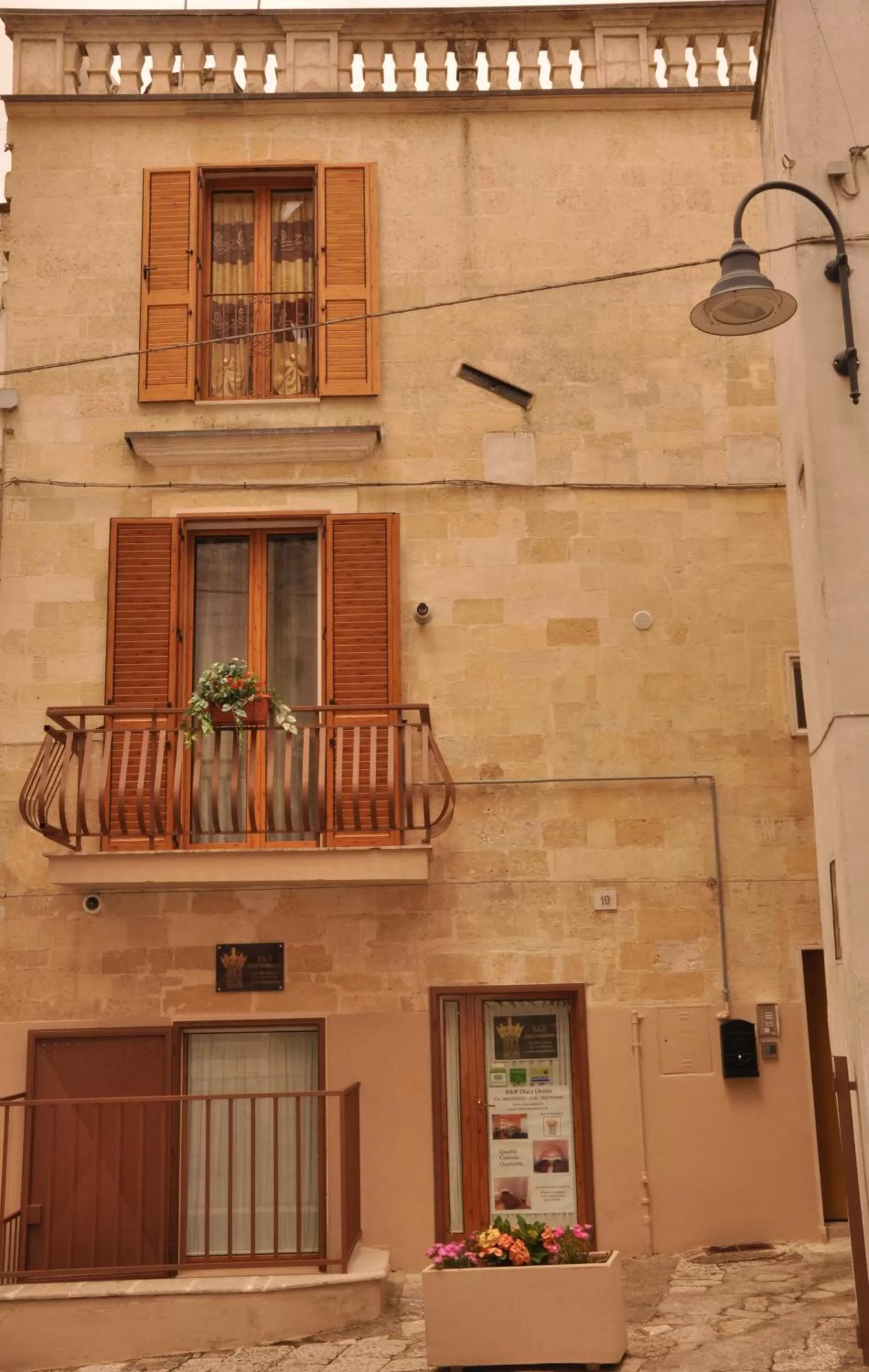 Facade/entrance in B&B Duca Orsini