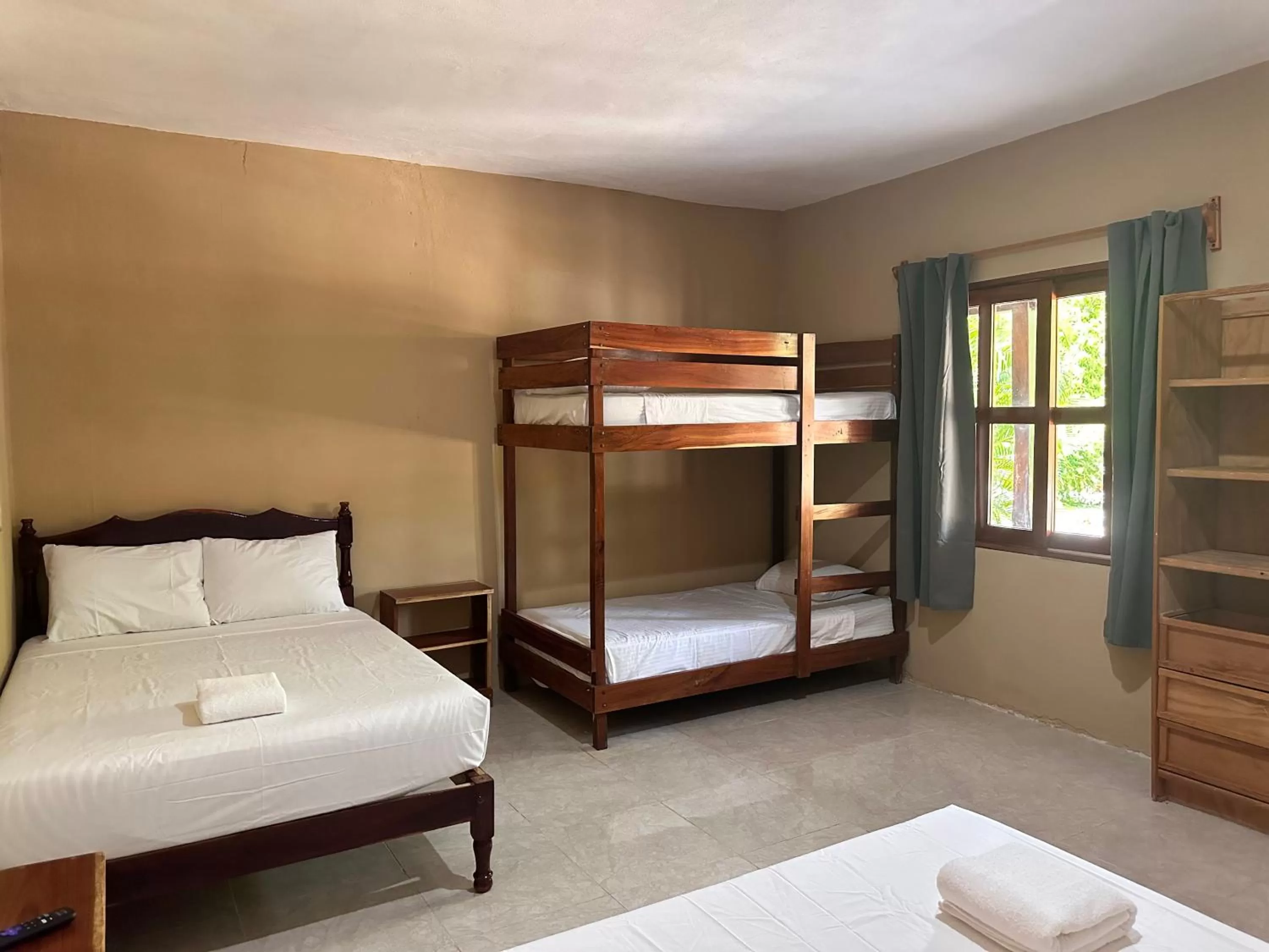 Bed in Hotel Bacalar Sunshine