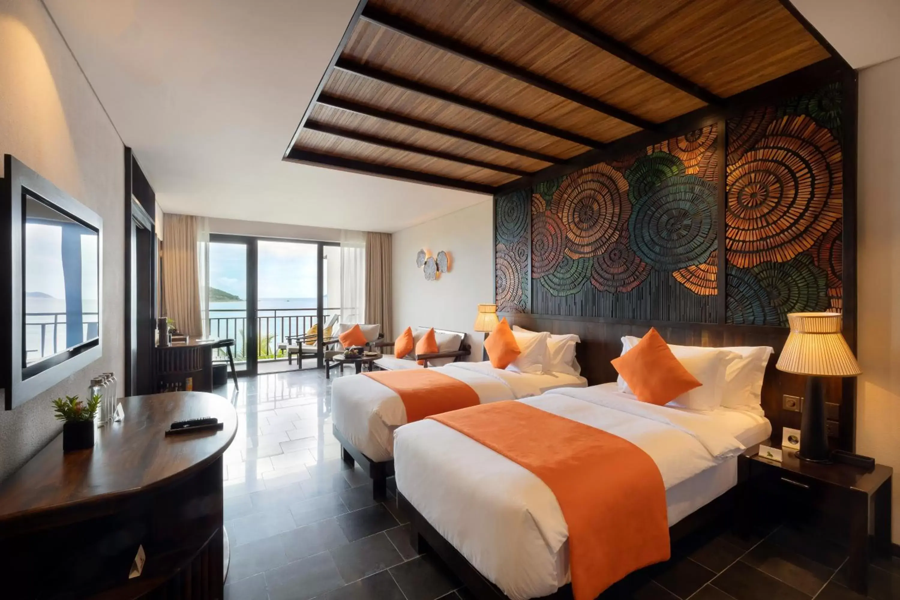 Deluxe Twin Room Ocean View With Children Themed Room in Amiana Resort Nha Trang Deluxe Twin Room Ocean View With Children Themed Room in Amiana Resort Nha Trang