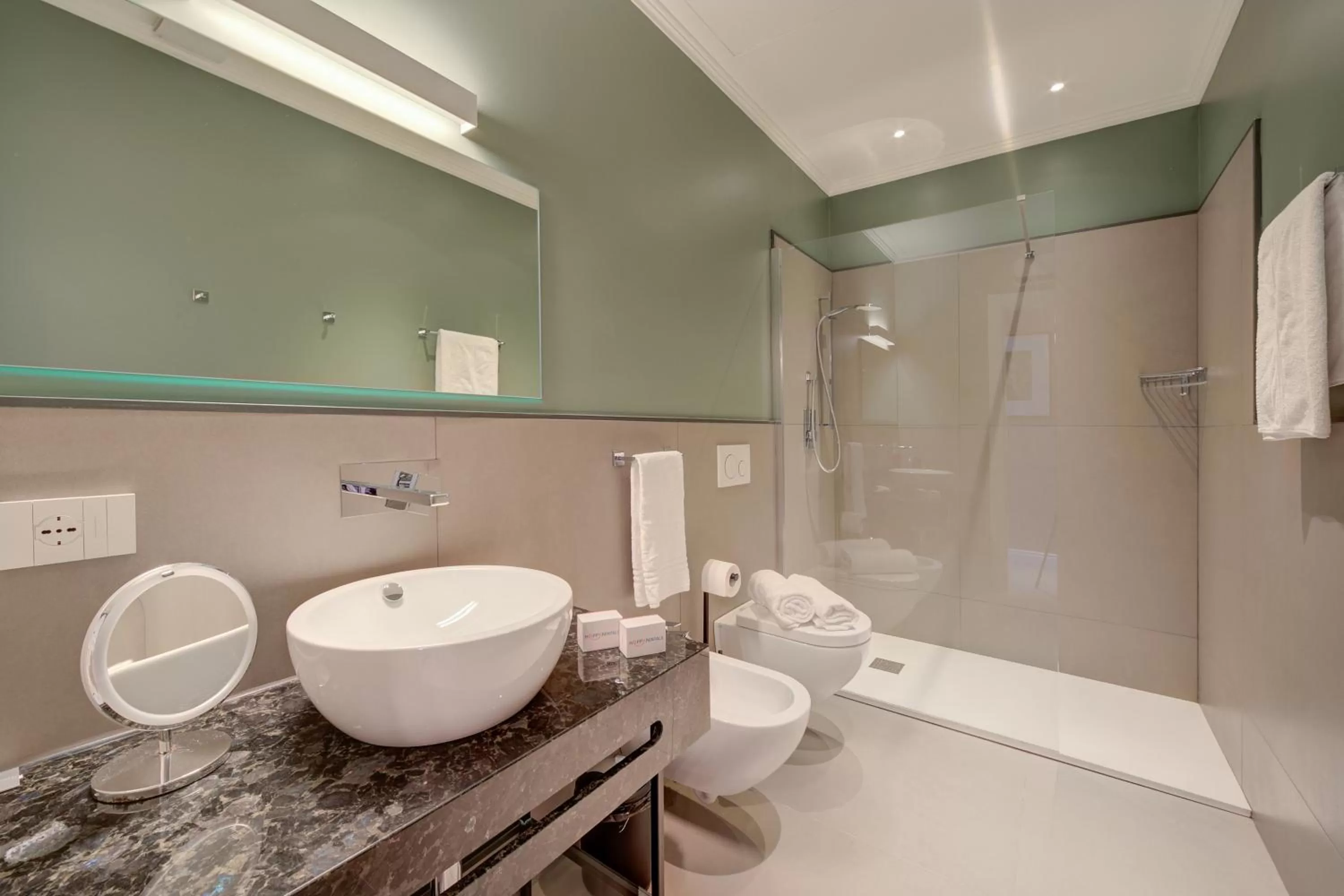 Bathroom in Boutique Central Apartments- Happy Rentals