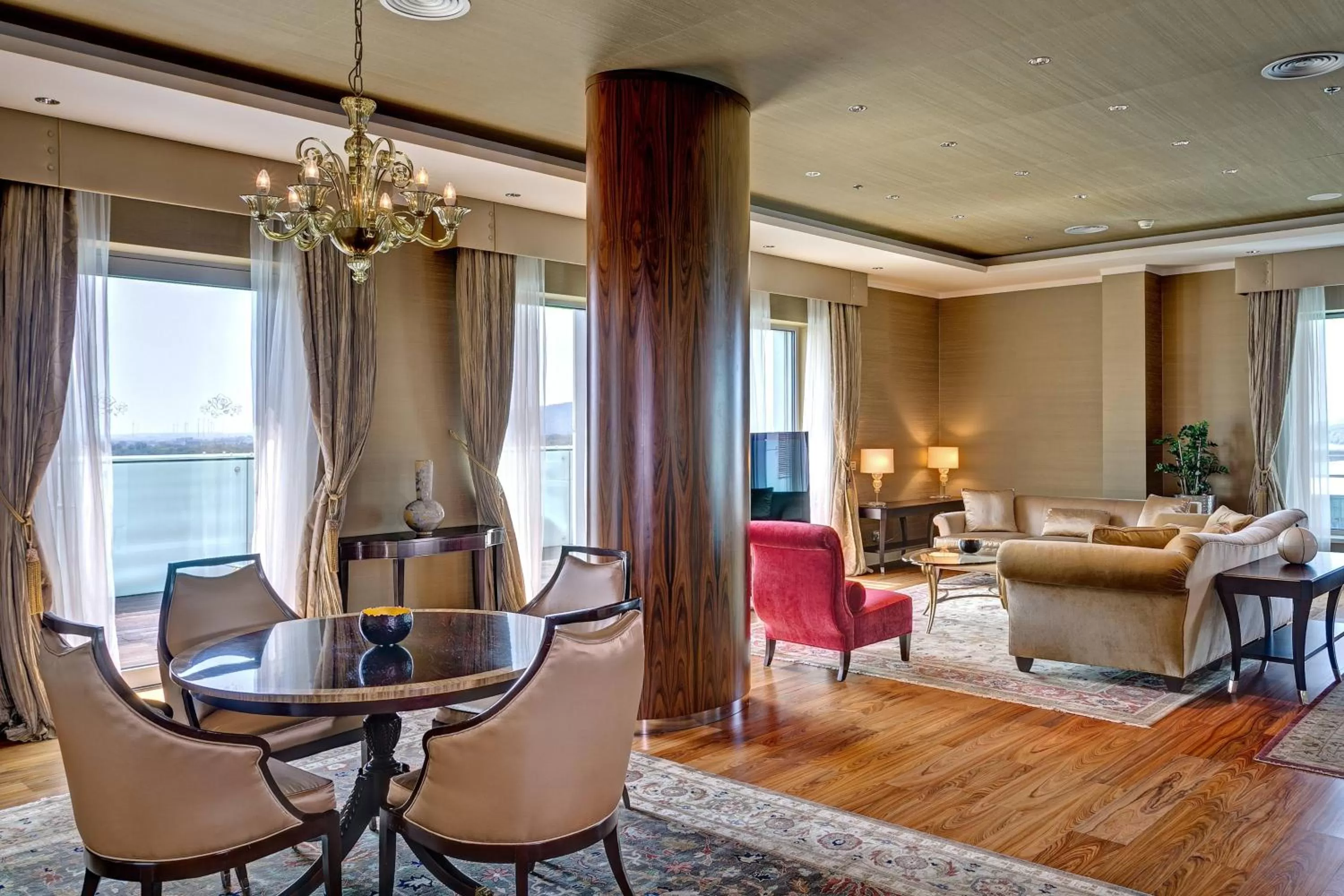 Living room in Grand Hotel River Park, a Luxury Collection Hotel, Bratislava