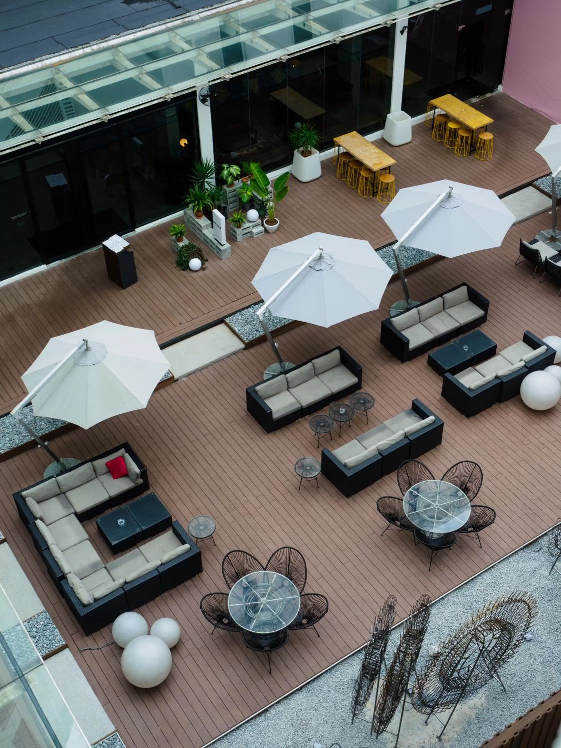 Patio in Tune Hotel KLIA-KLIA2, Airport Transit Hotel