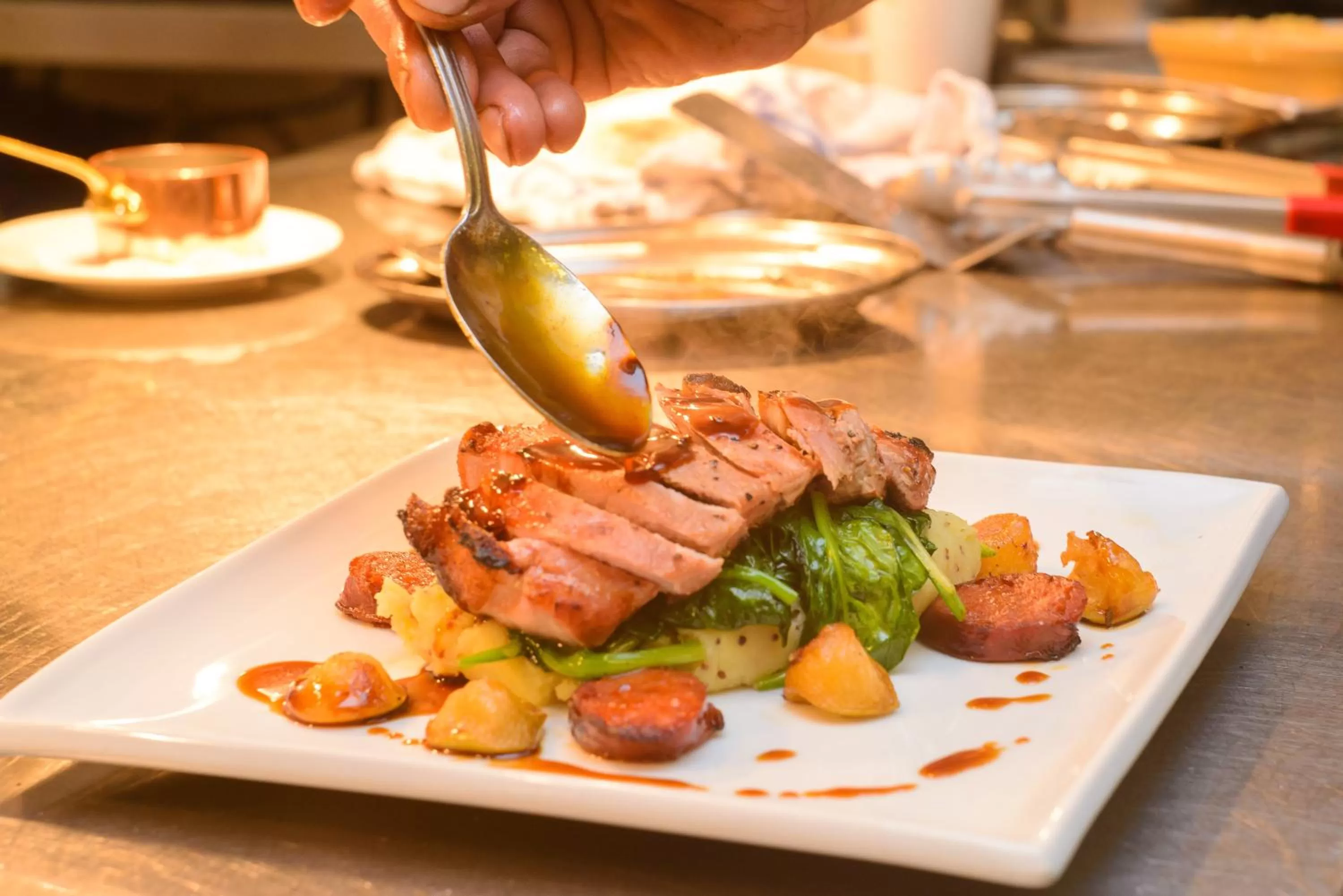 Dinner in The Kings Arms