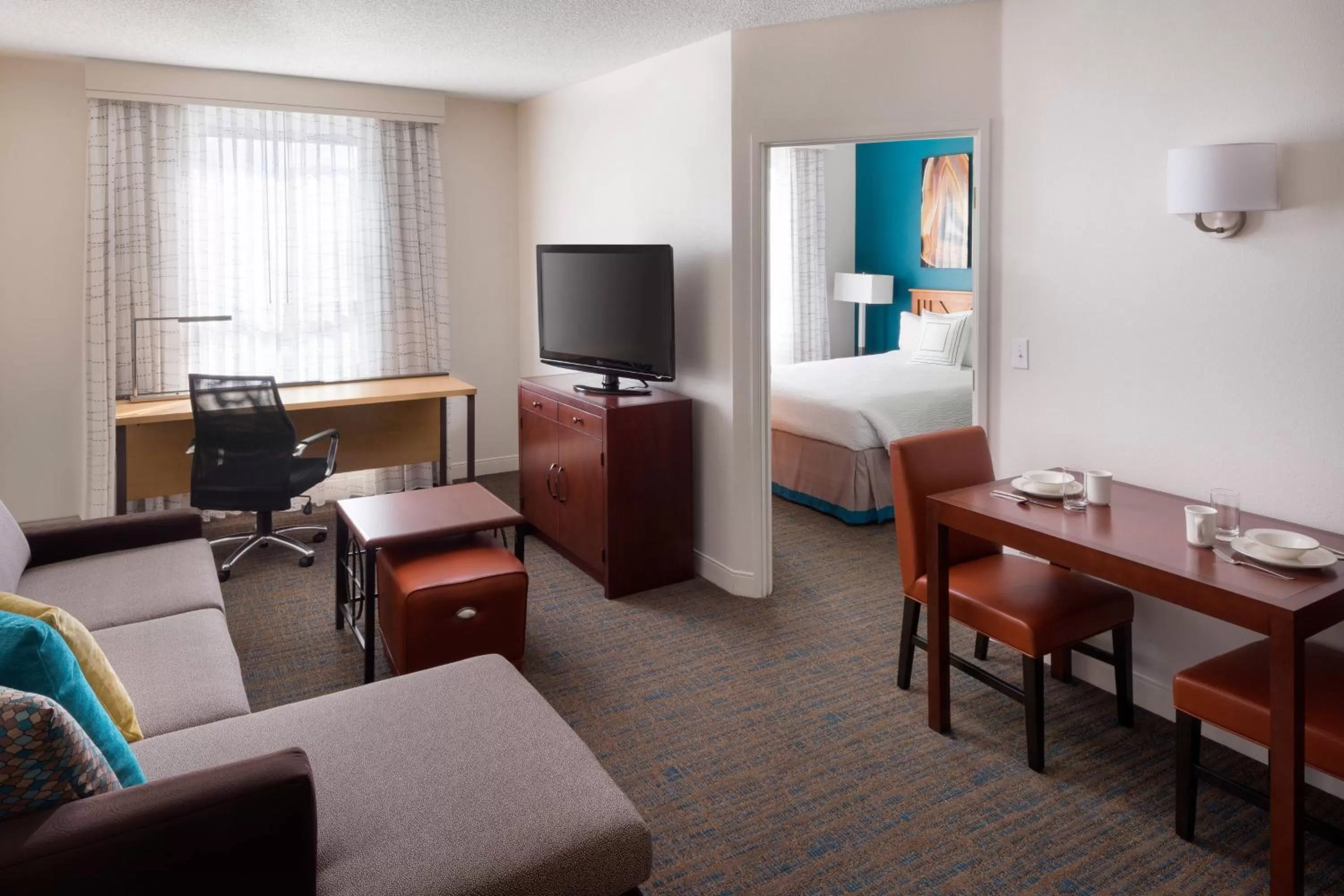 Bedroom, Bed in Residence Inn by Marriott Las Vegas Hughes Center