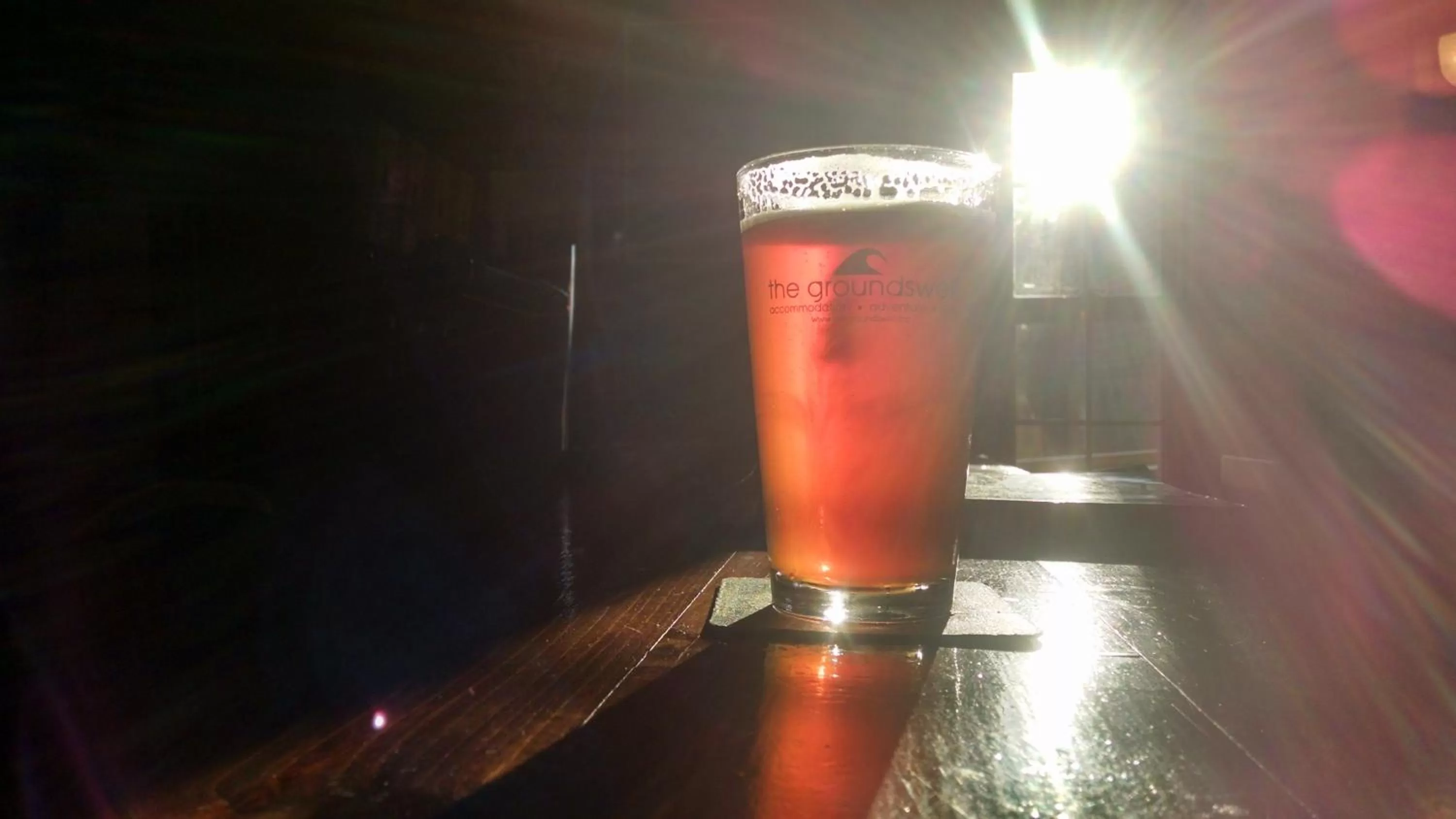 Alcoholic drinks in Groundswell Pub & Inn