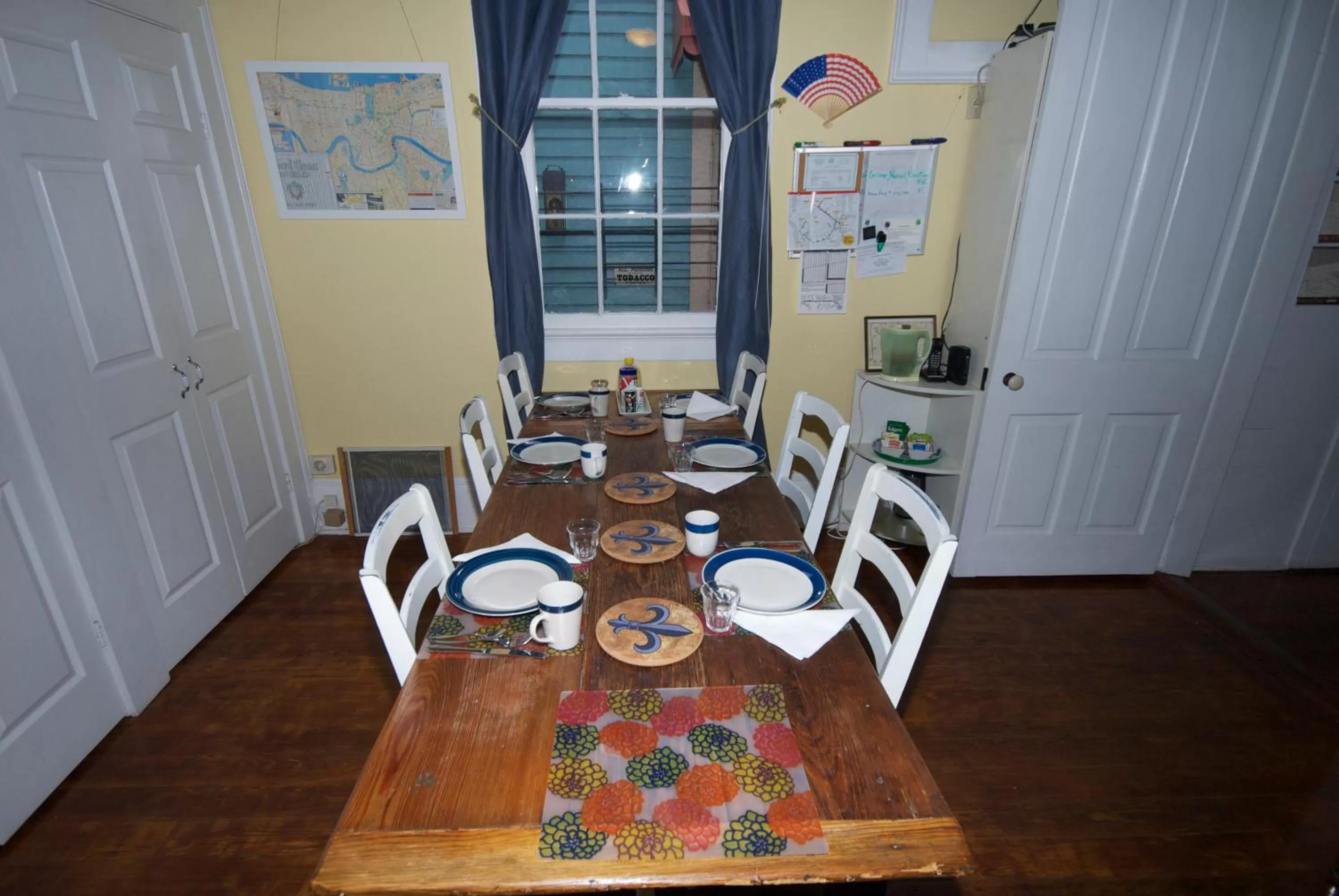 Communal kitchen in The Burgundy Bed and Breakfast