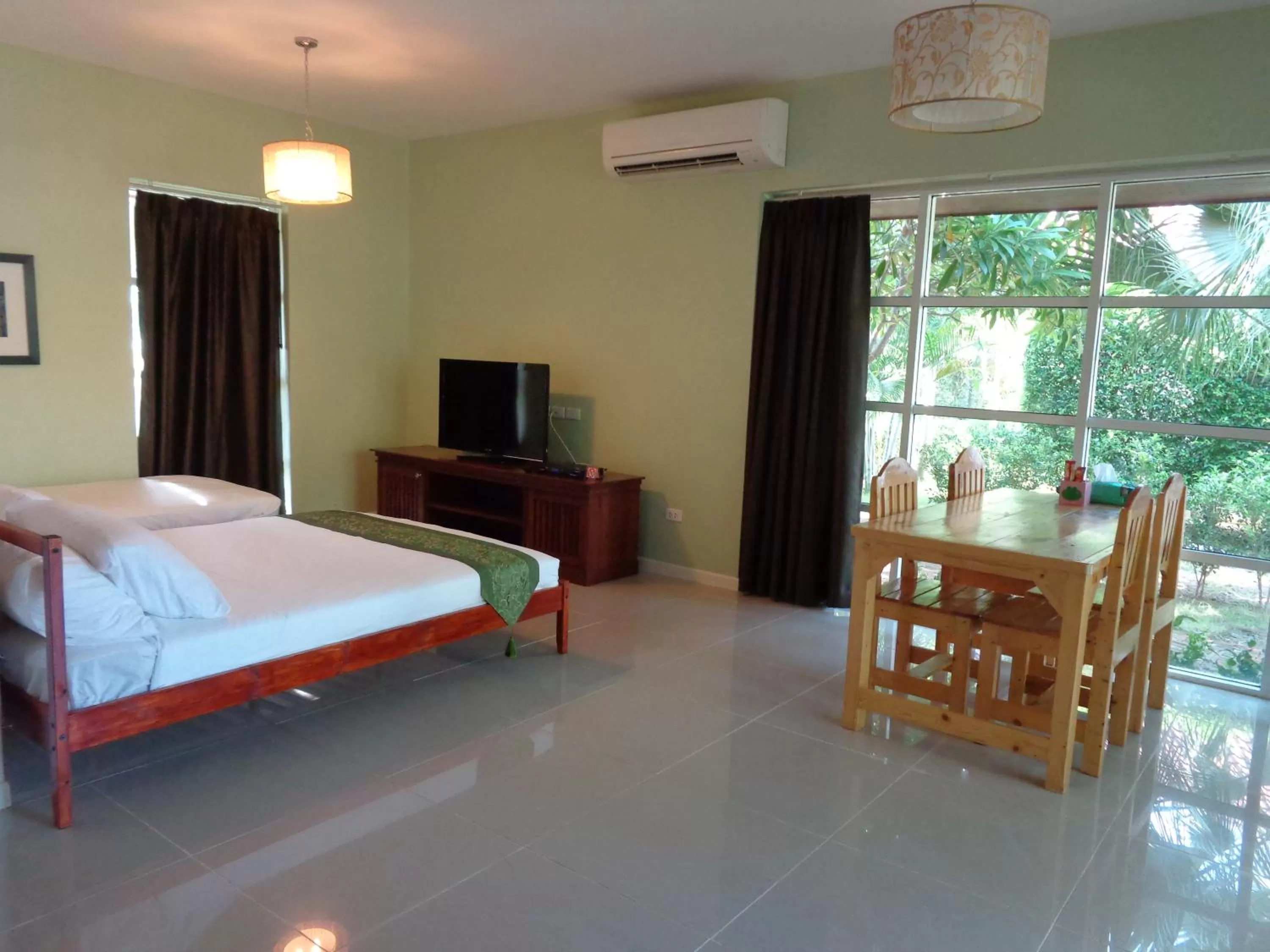 Bed in The Hillside Pranburi Resort