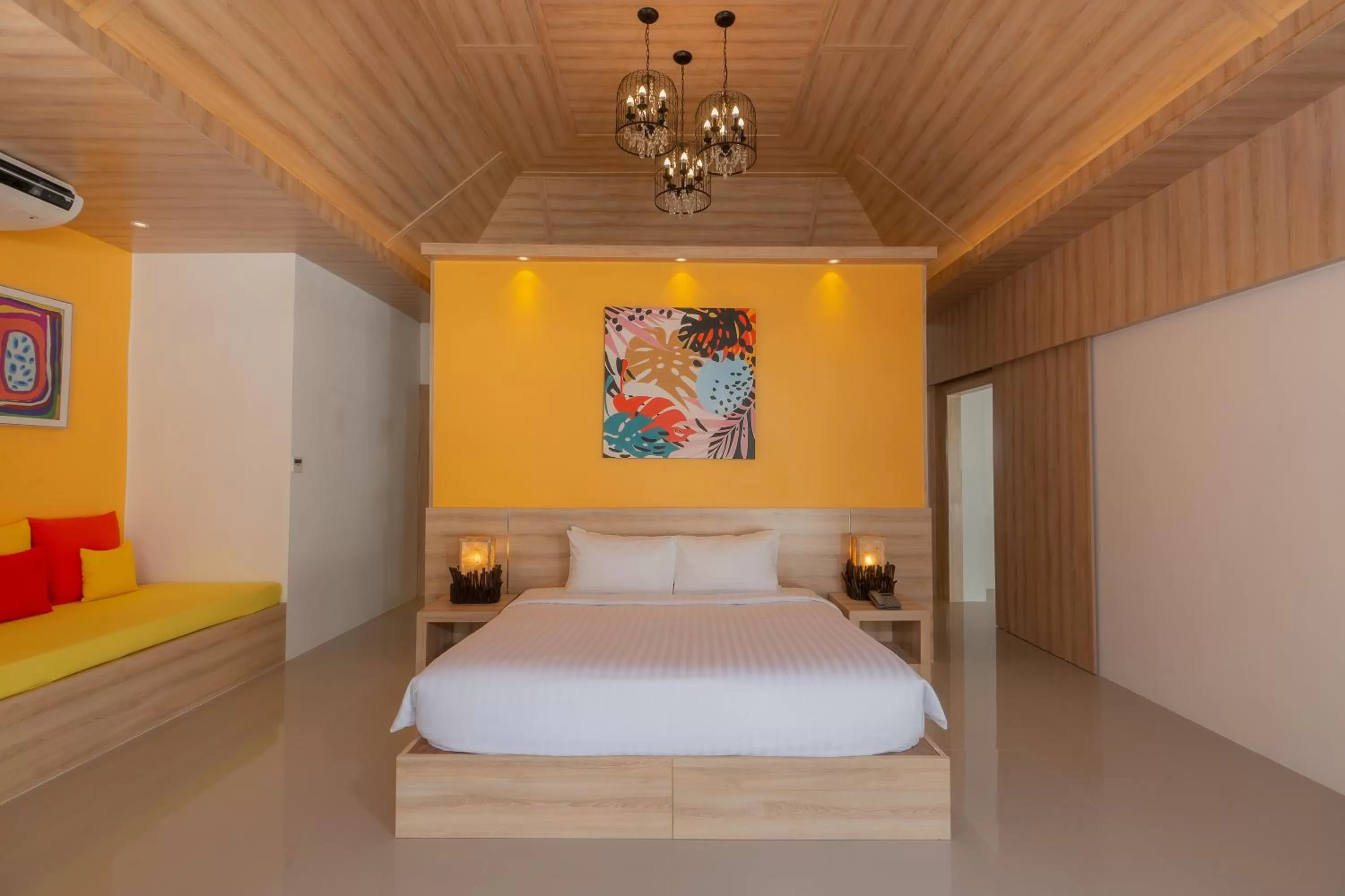 Bed in Dhevan Dara Resort & Spa Hua Hin - Pool Villa