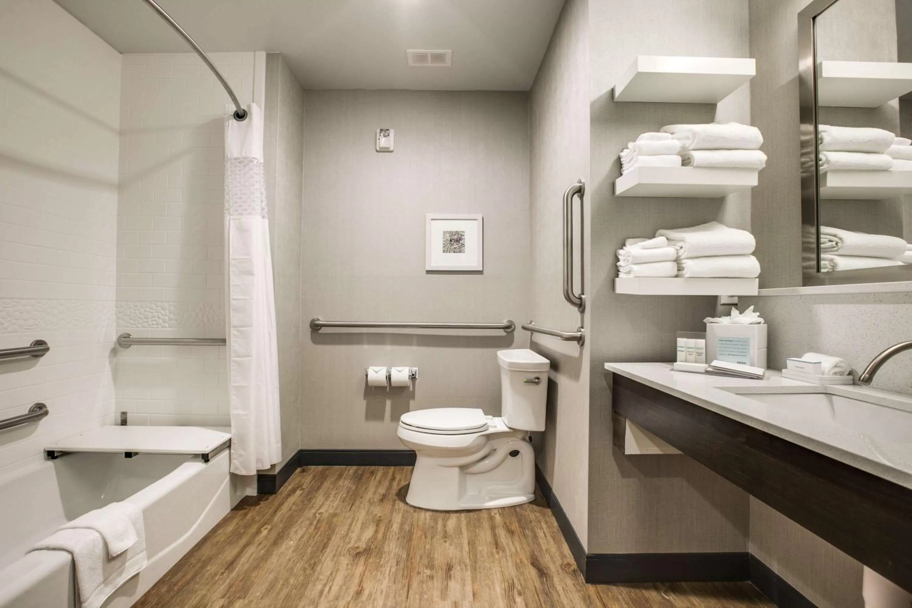 Bathroom in Hampton Inn & Suites Dallas/Ft. Worth Airport South