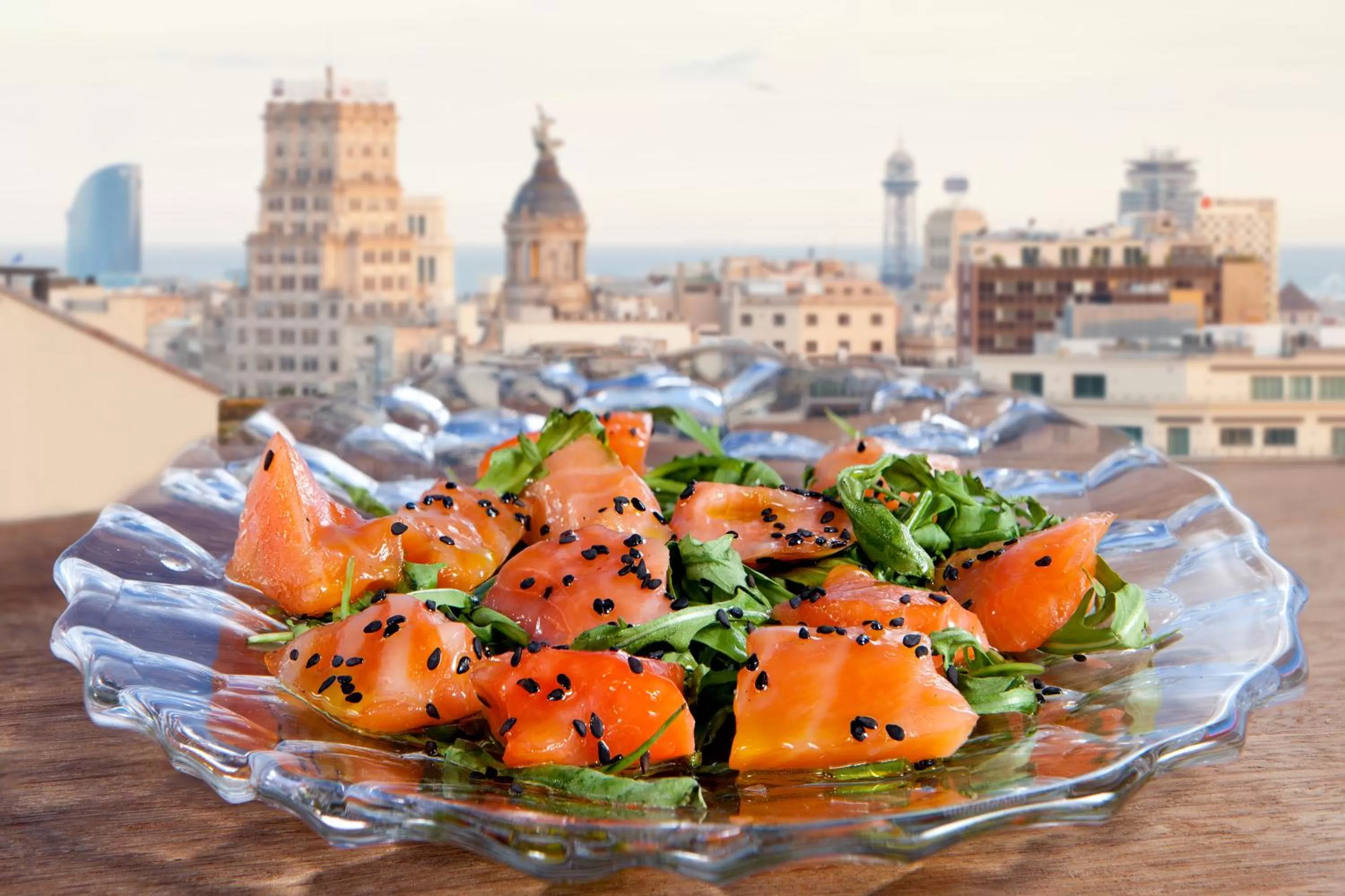 Food close-up in Hotel Royal Passeig de Gracia