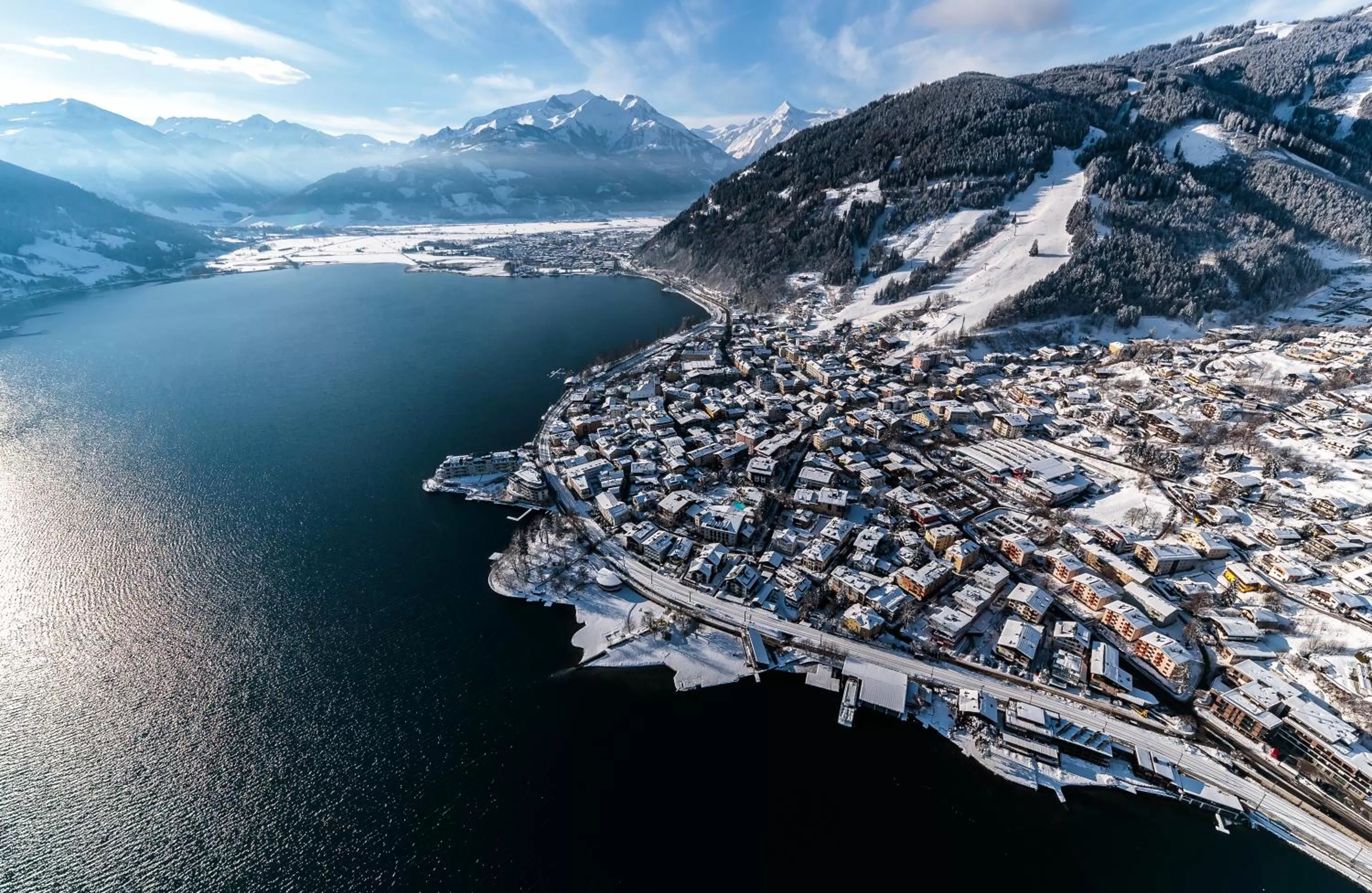 Natural landscape, Bird's-eye View in Hotel TONI inklusive Zell am See - Kaprun Sommerkarte