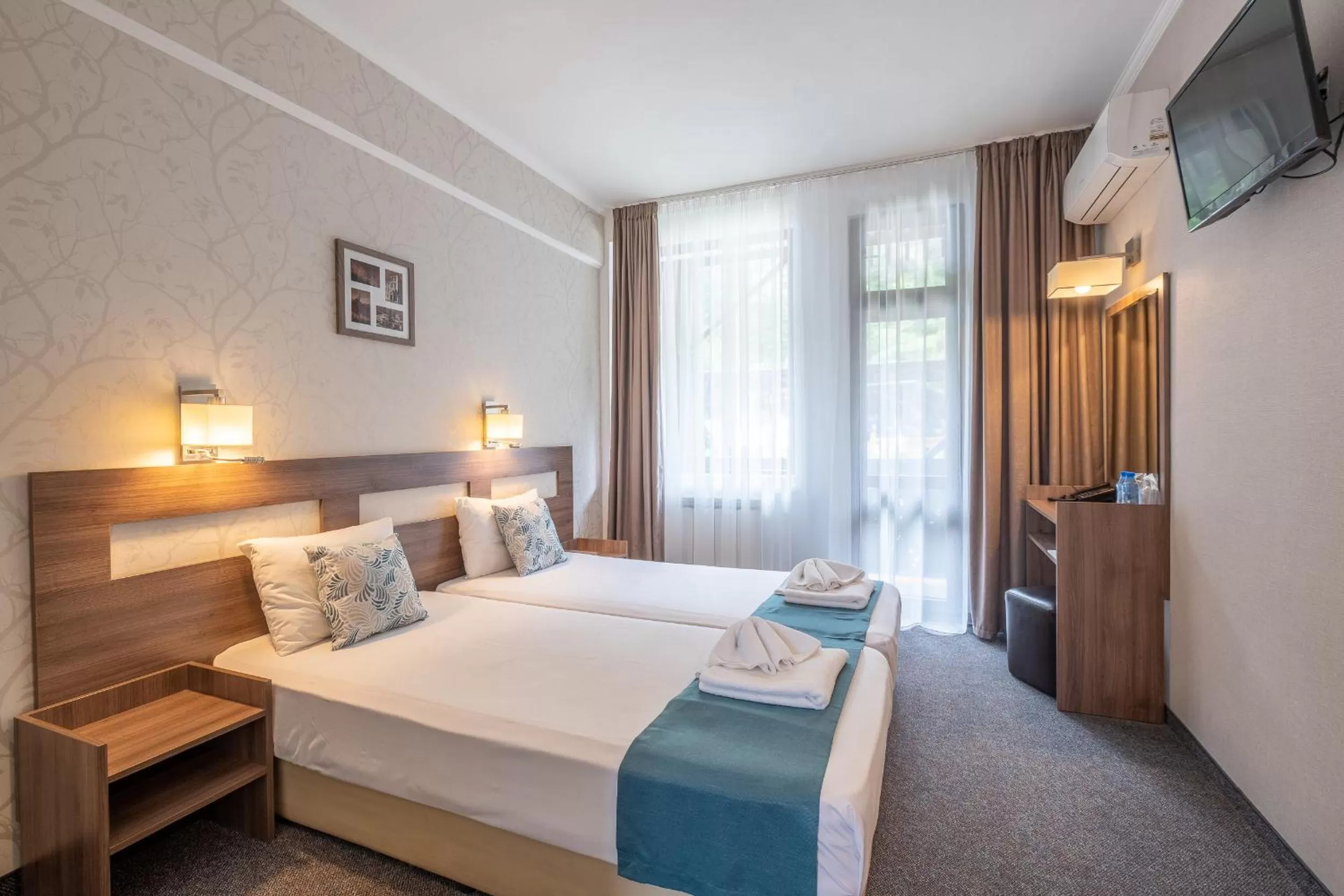 Bedroom, Bed in Park Hotel Asenevtsi