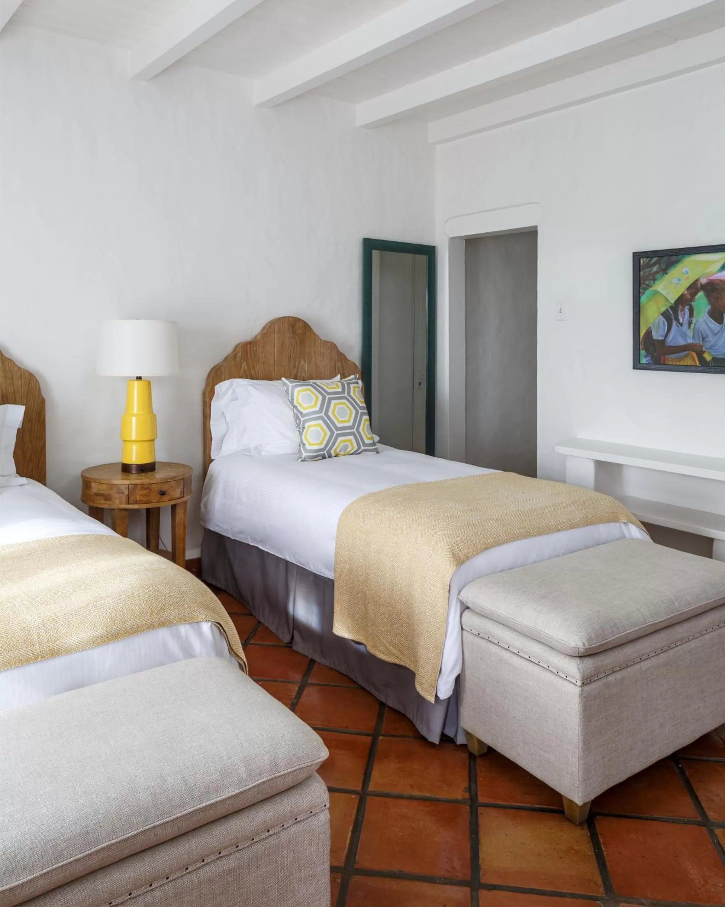 Bed in Windjammer Landing Resort and Residences