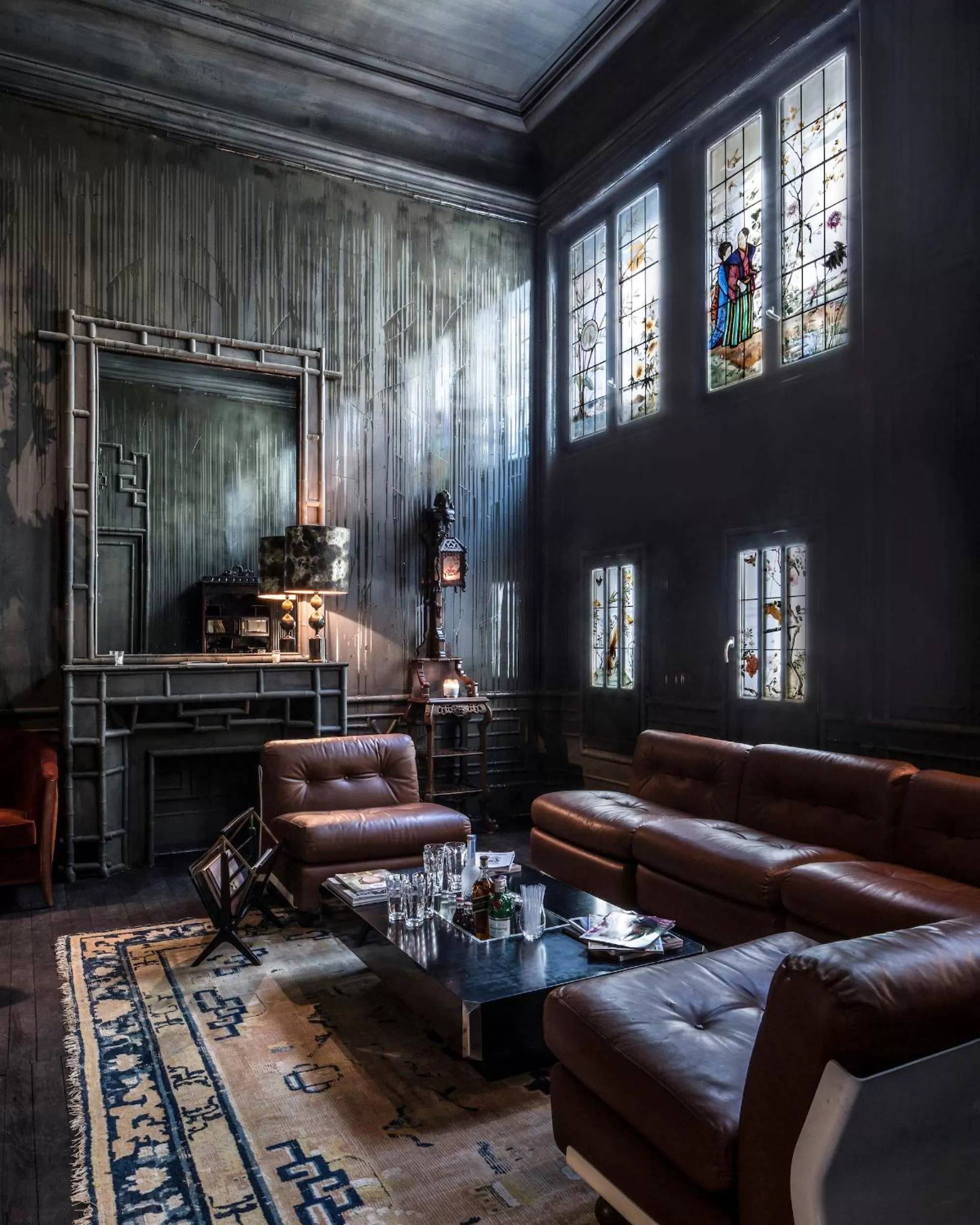 Living room in Hotel Les Bains Paris