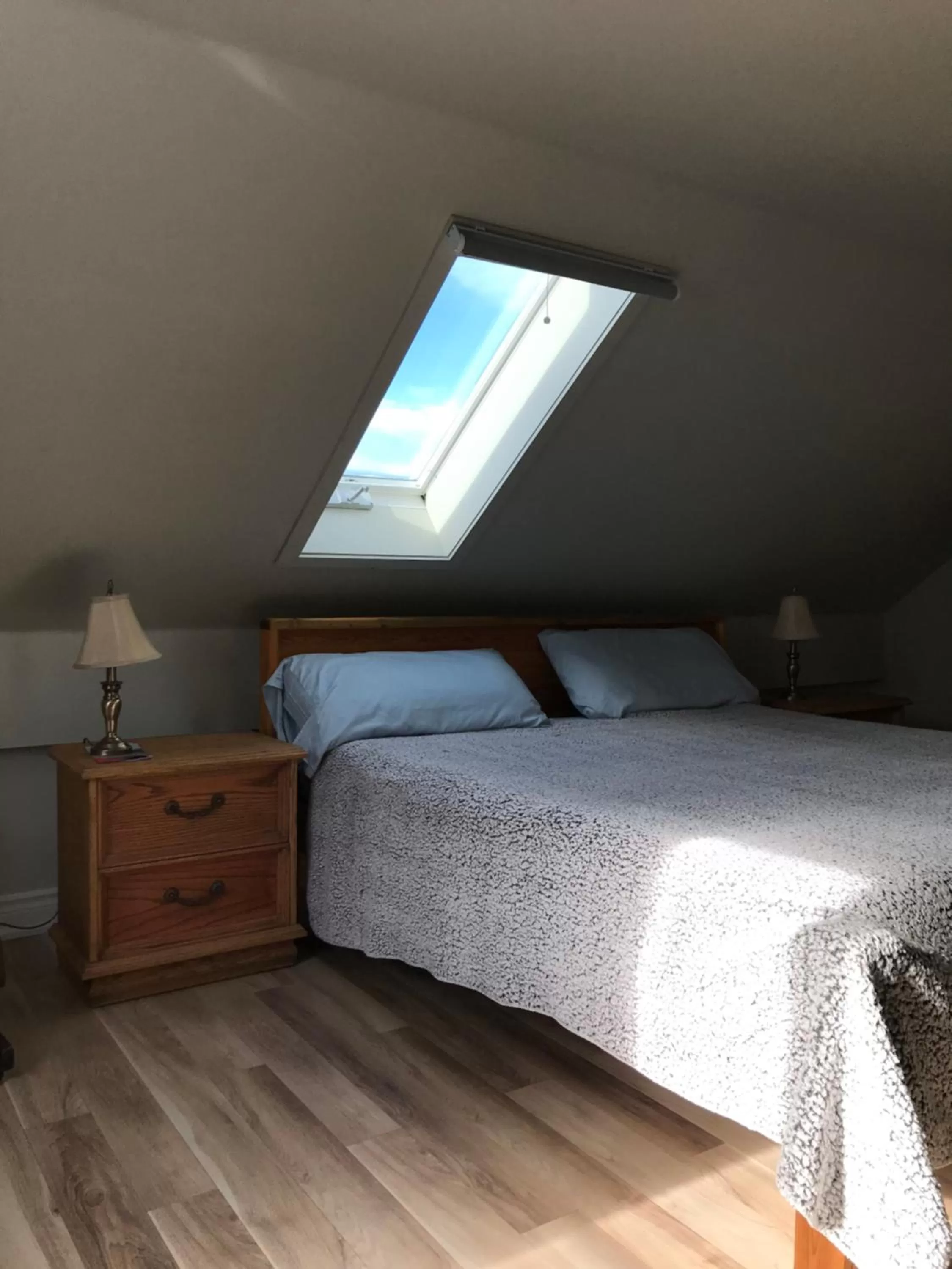 Bedroom, Bed in Gite chez Gilles Lévesque